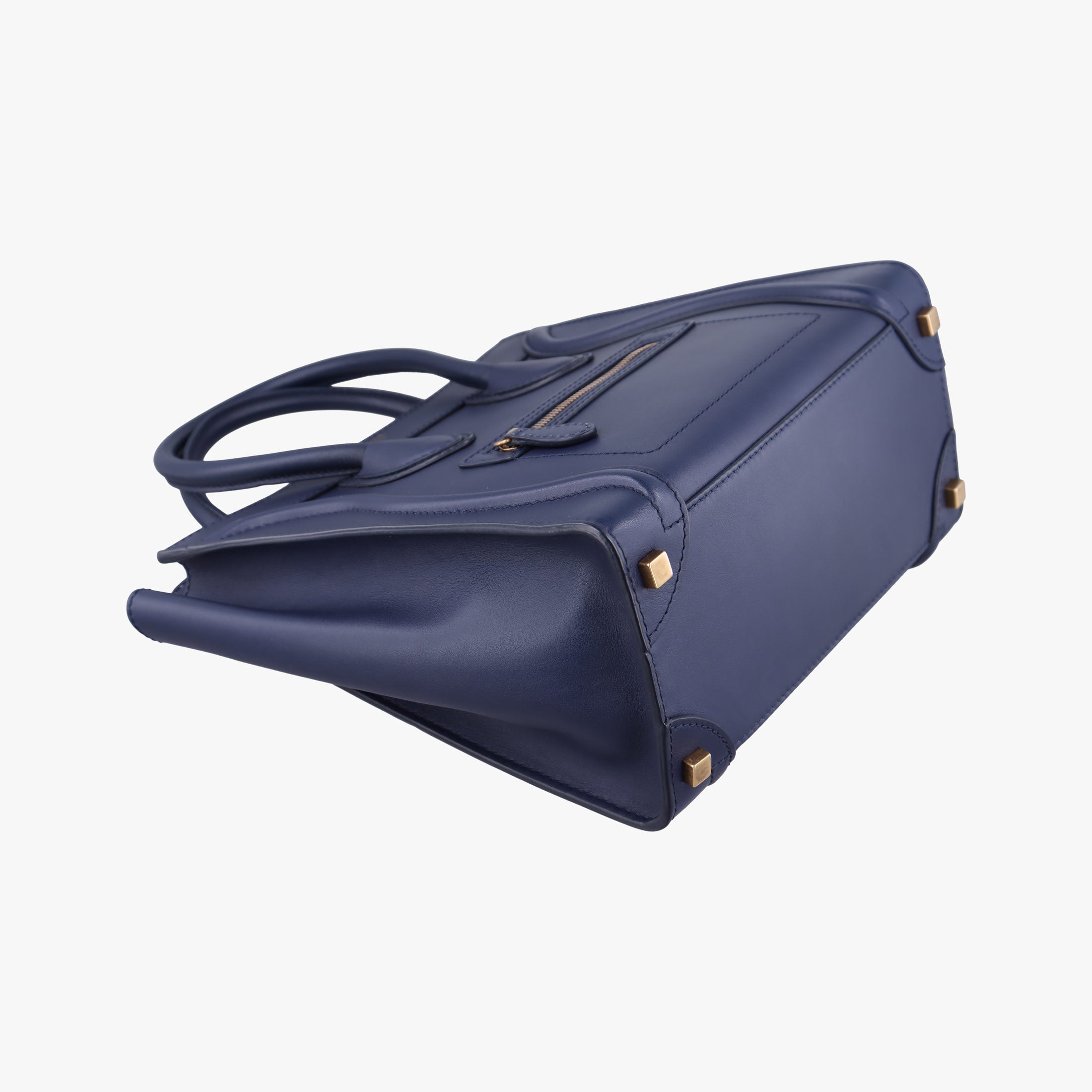 Luggage Mini Shopper Navy Leather S-ZP-0193ラゲージミニショッパー ネイビー レザー S-ZP-0193