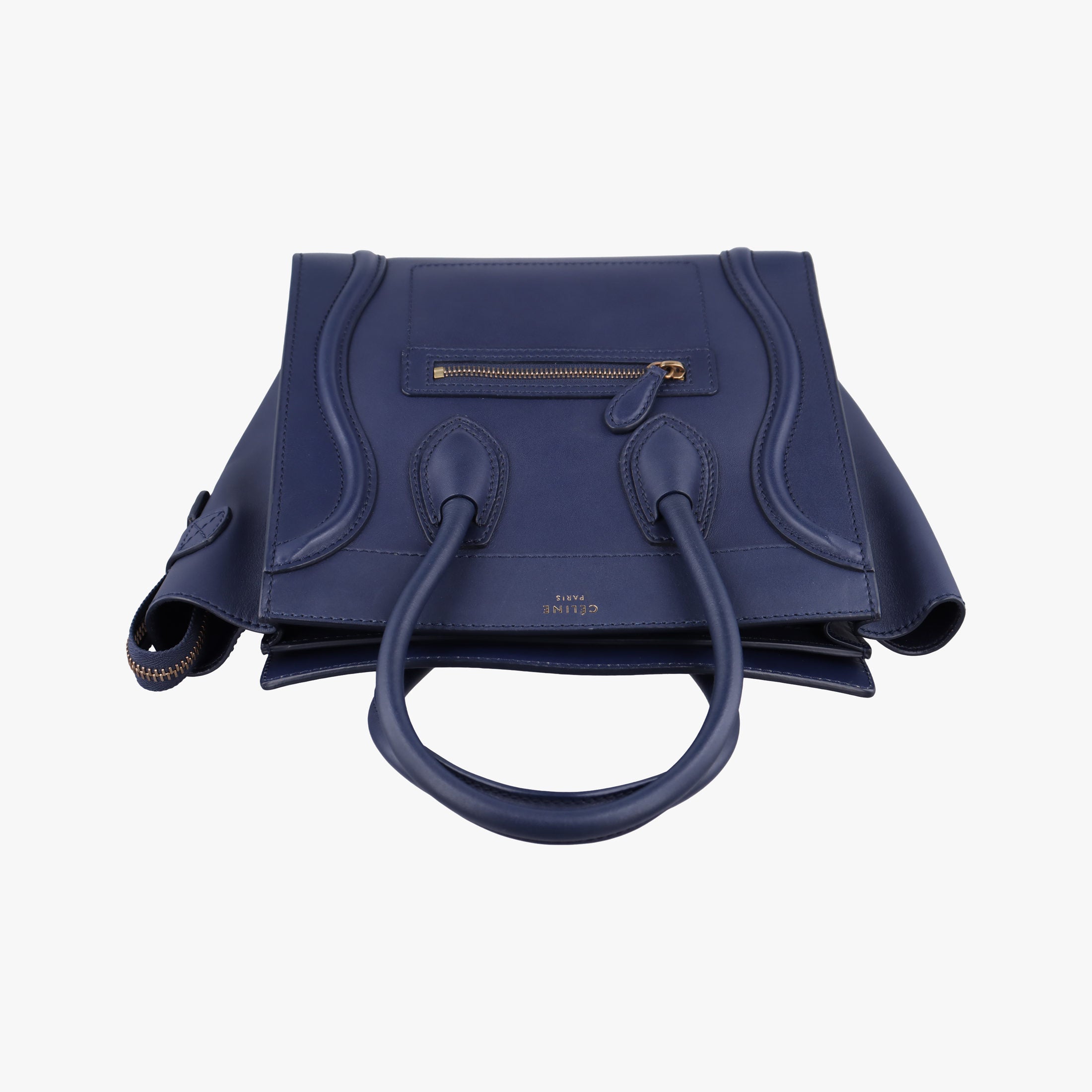 Luggage Mini Shopper Navy Leather S-ZP-0193ラゲージミニショッパー ネイビー レザー S-ZP-0193