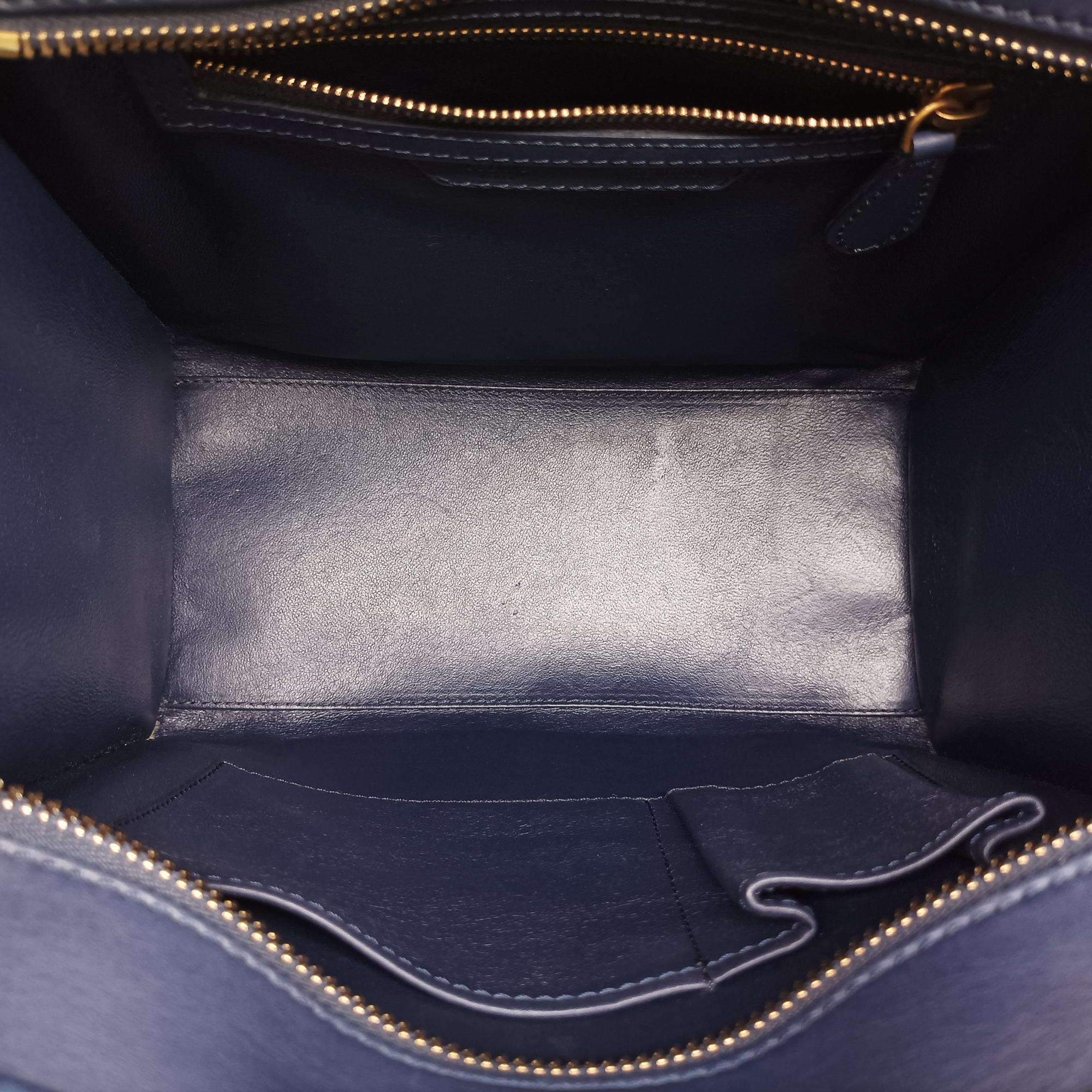 Luggage Mini Shopper Navy Leather S-ZP-0193ラゲージミニショッパー ネイビー レザー S-ZP-0193