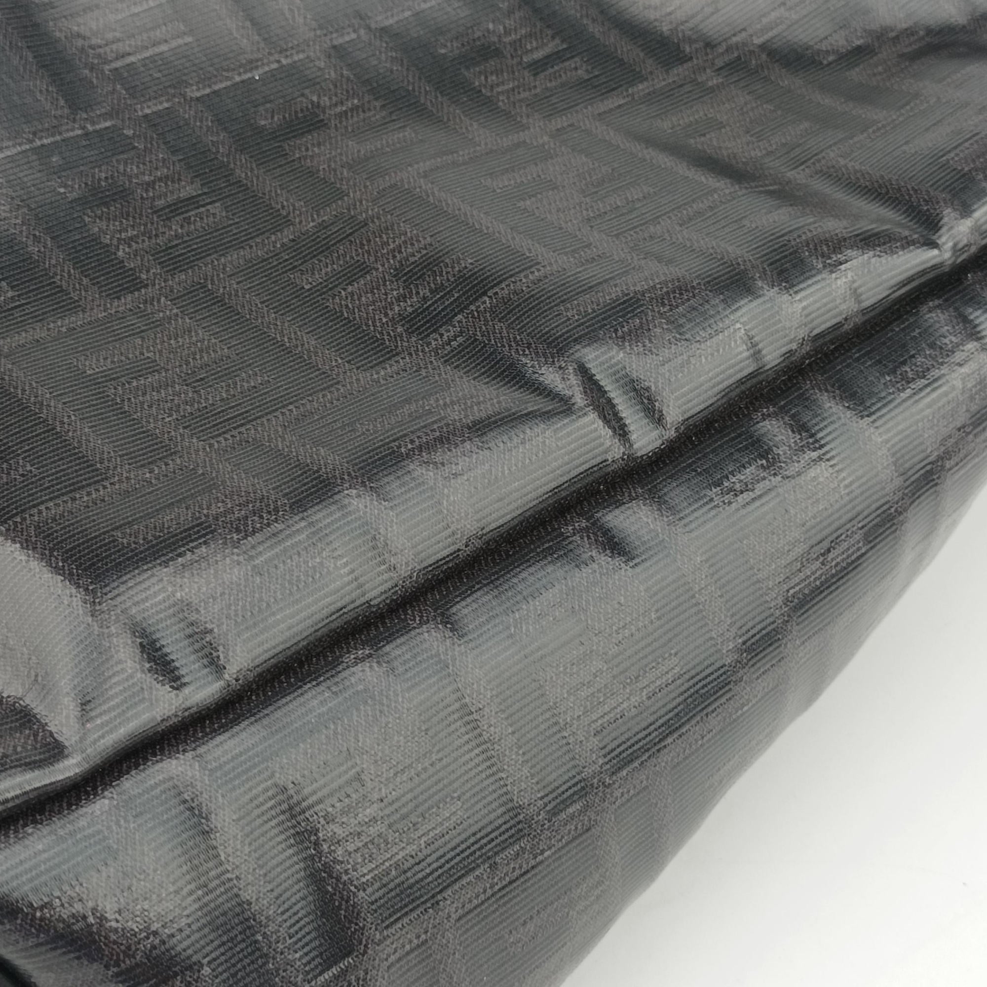 Zucca Diagonal Pattern Black PVC Coated Canvas 7VA434 7VA434 A5N7 198-8241ズッカ柄 ダイアゴナル ブラック PVCコーティングキャンバス 7VA434 7VA434 A5N7 198-8241