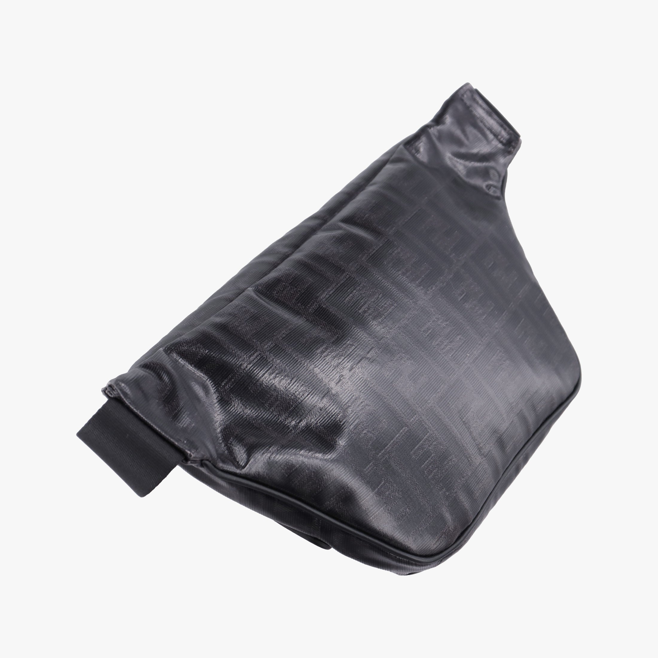 Zucca Diagonal Pattern Black PVC Coated Canvas 7VA434 7VA434 A5N7 198-8241ズッカ柄 ダイアゴナル ブラック PVCコーティングキャンバス 7VA434 7VA434 A5N7 198-8241