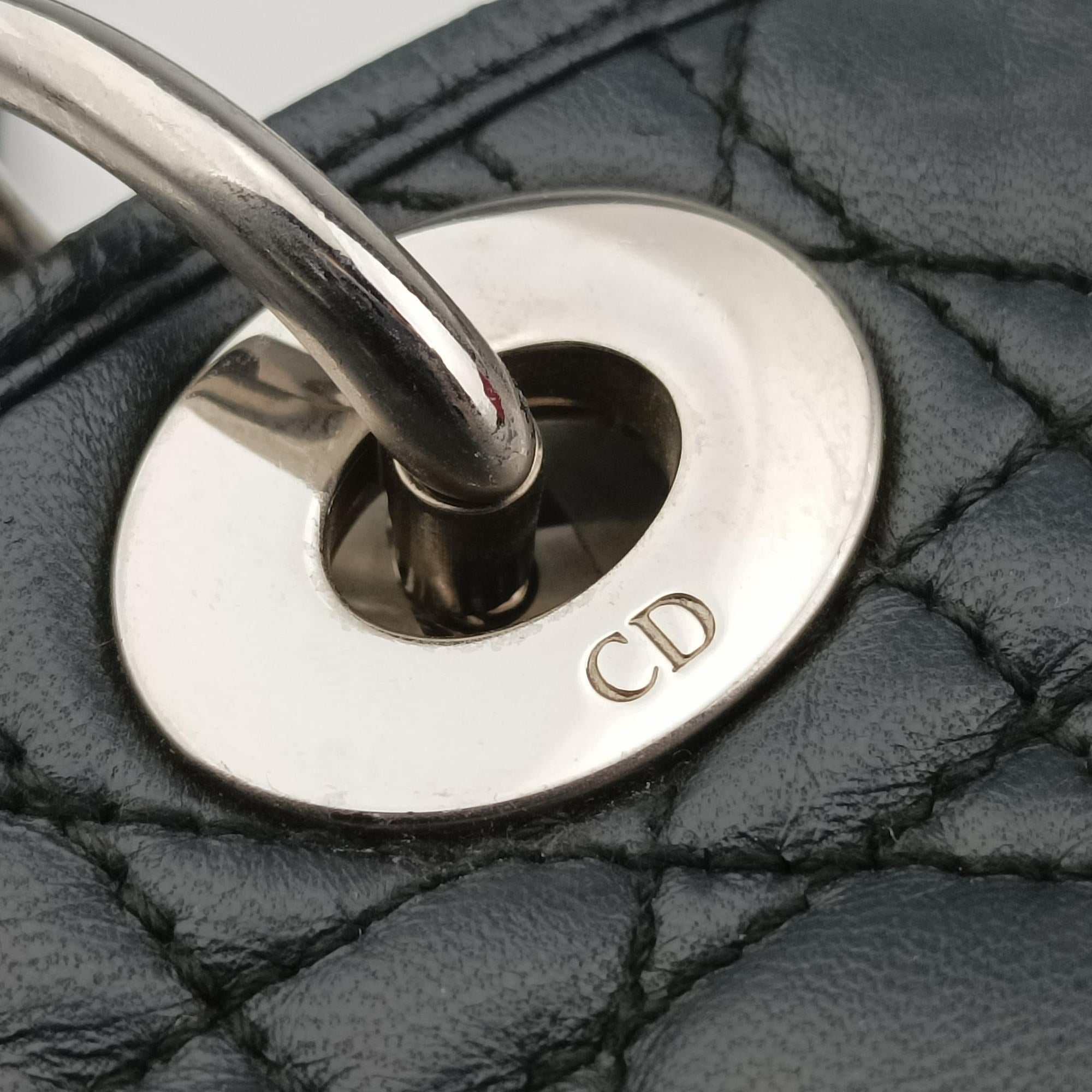 Cannage Dior Soft Shopping Black lambskin 236-BM-0078ソフト レディ ディオール トート ブラック ラムスキン 236-BM-0078