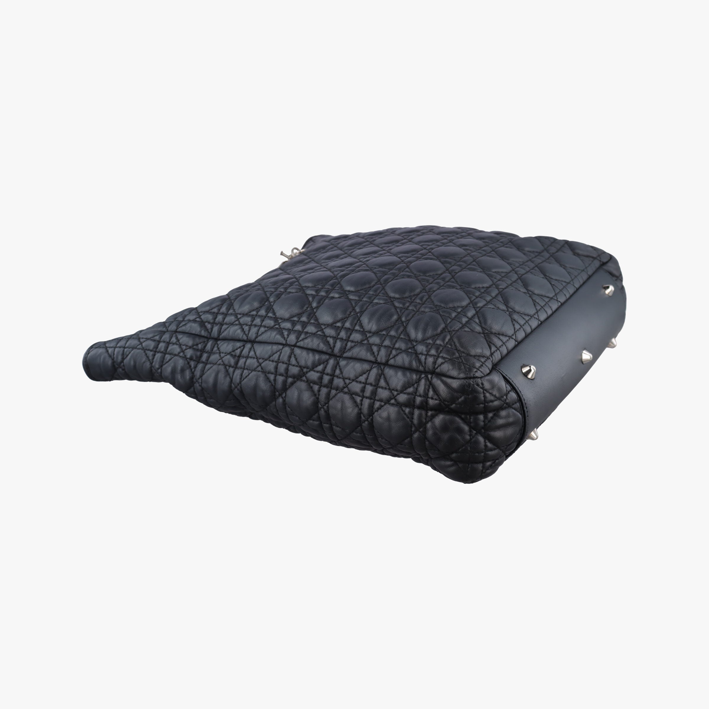 Cannage Dior Soft Shopping Black lambskin 236-BM-0078ソフト レディ ディオール トート ブラック ラムスキン 236-BM-0078