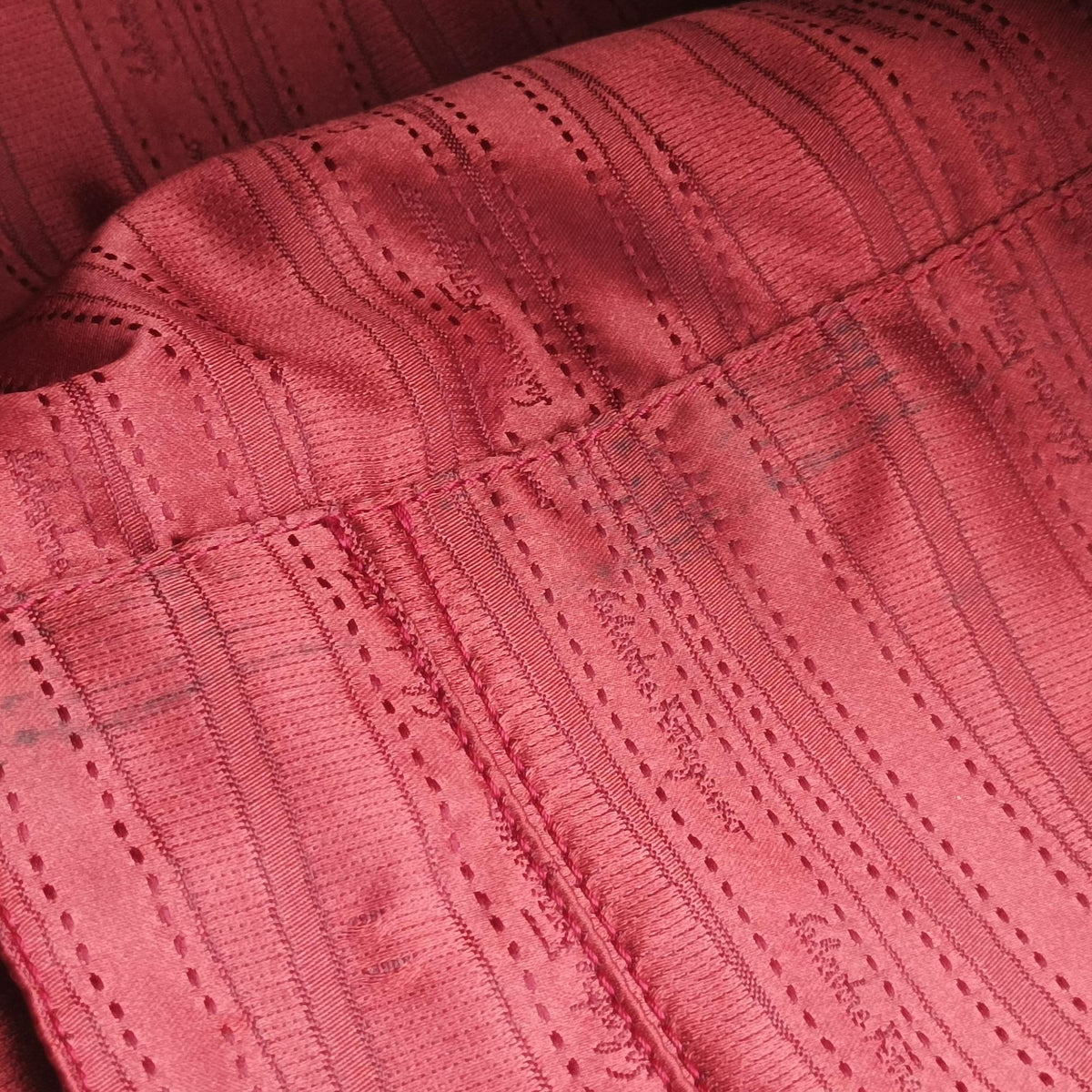 Drawstring Bag Red Nylon EE-21 0394巾着 バッグ レッド ナイロン EE-21 0394