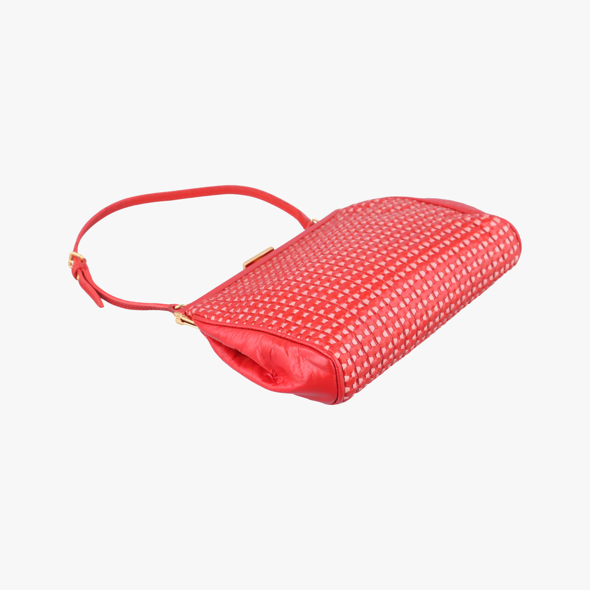 Frame Red Patent Leather 110がま口 レッド エナメルレザー 110