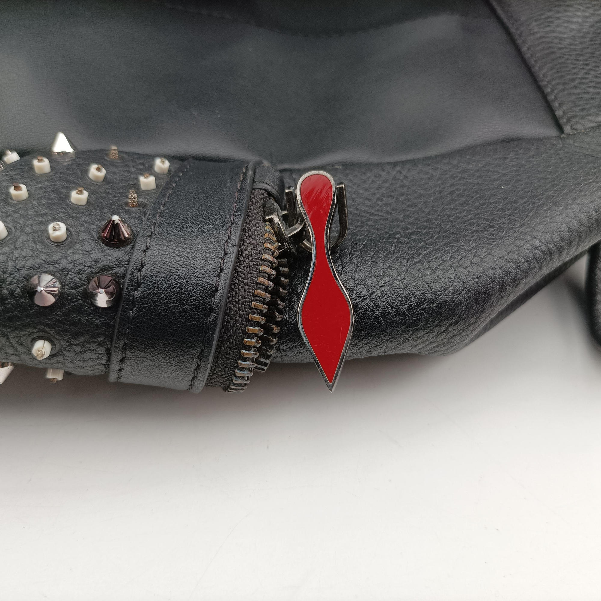 Explorafunk Black x Red leather エクスプロラファンク ブラック×レッド レザー