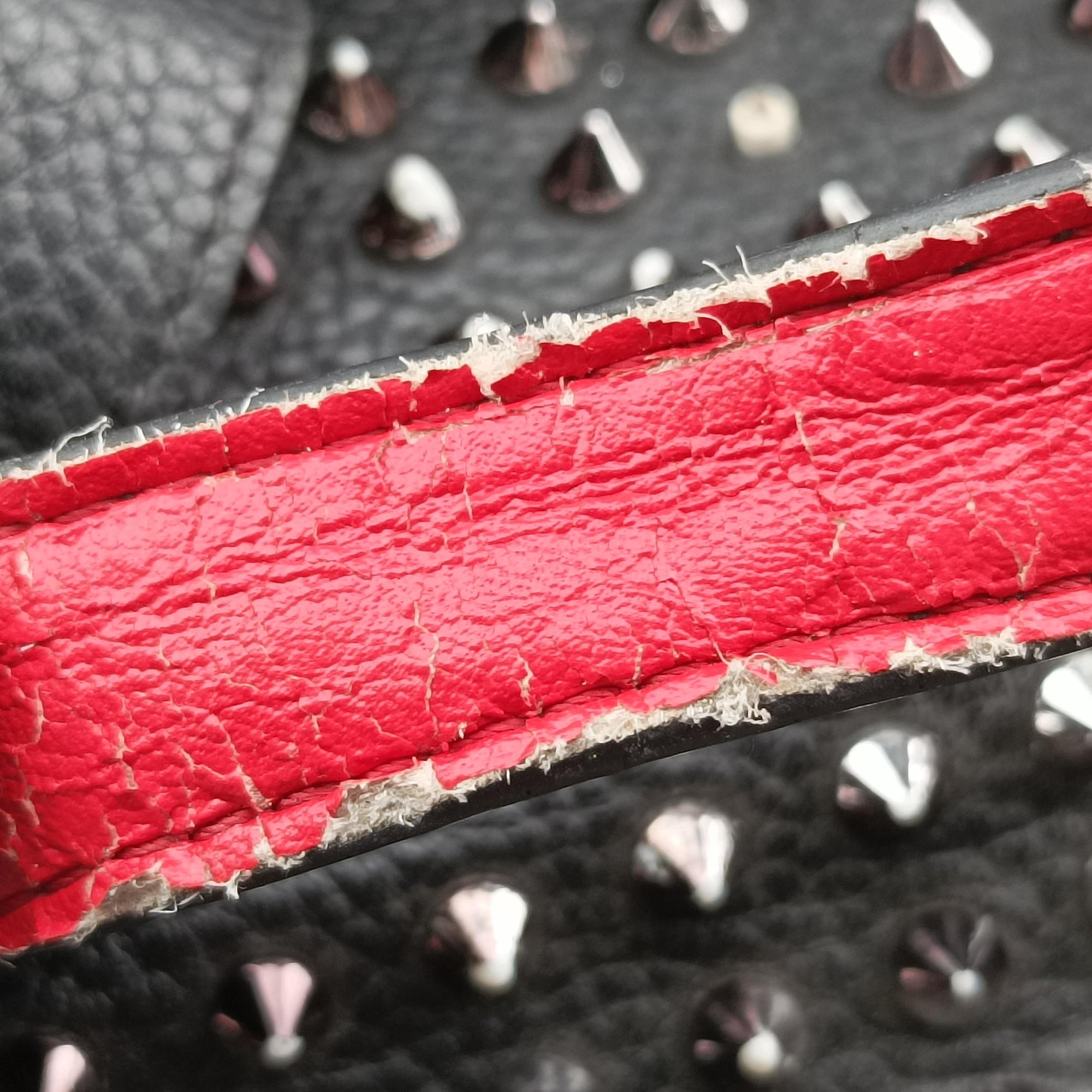 Explorafunk Black x Red leather エクスプロラファンク ブラック×レッド レザー