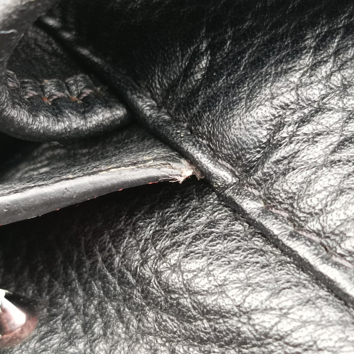 Explorafunk Black x Red leather エクスプロラファンク ブラック×レッド レザー