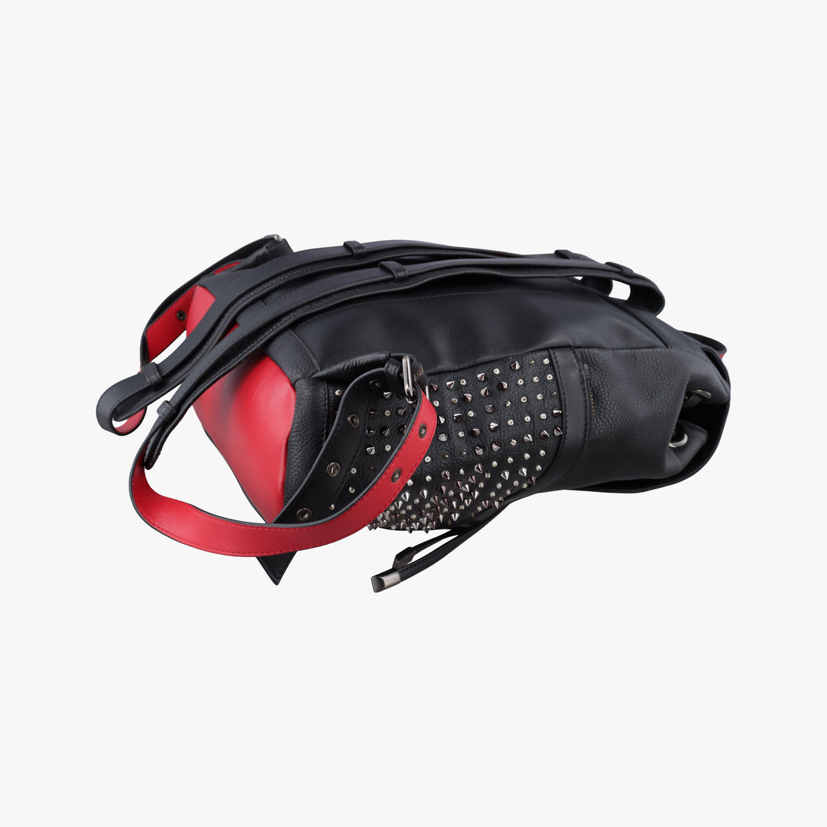 Explorafunk Black x Red leather エクスプロラファンク ブラック×レッド レザー