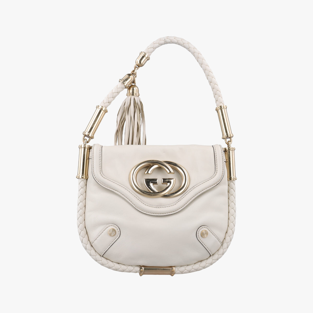 Dialux Britt Hobo White Leather 167733 ディアラックス ブリット ホーボー ホワイト レザー 167733