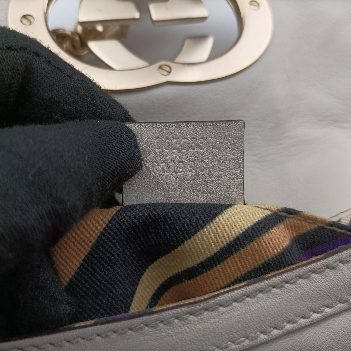 Dialux Britt Hobo White Leather 167733 ディアラックス ブリット ホーボー ホワイト レザー 167733