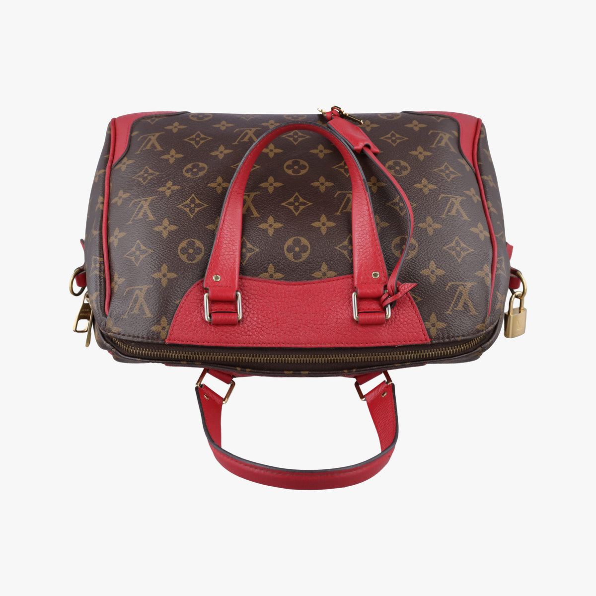 RETIRO PM brown×CERISE Monogram Canvas×calf leather M40546 AH4105レティーロPM モノグラム/ブラウン×スリーズ モノグラムキャンバス×カーフレザー M40546 AH4105