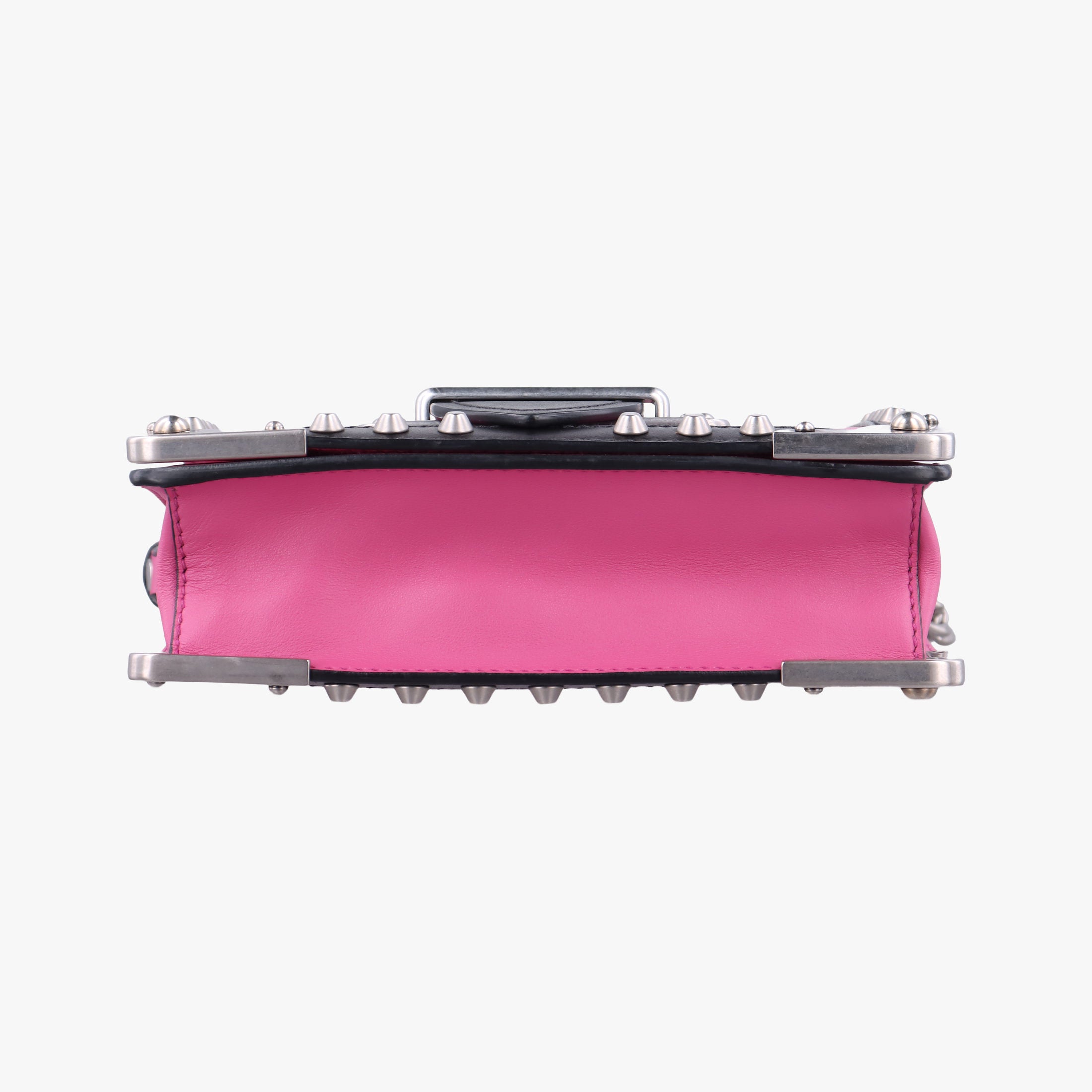 Cahier pink×Black Leather 1BH018 25カイエ ピンク×ブラック レザー 1BH018 25