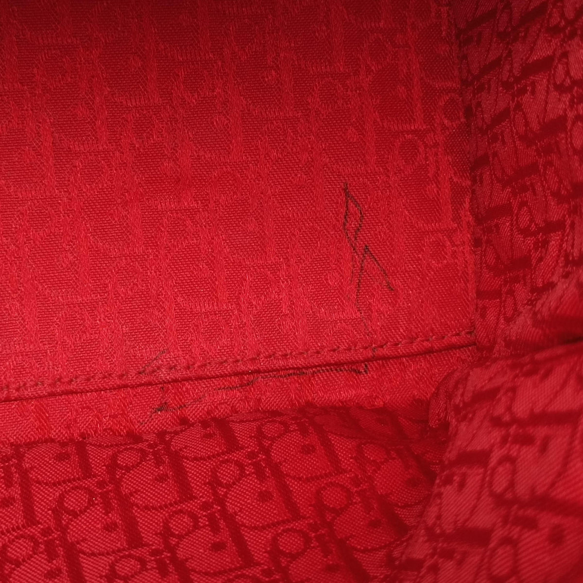 Lady Dior Red lambskin 17-BO-1101レディディオール レッド ラムスキン 17-BO-1101