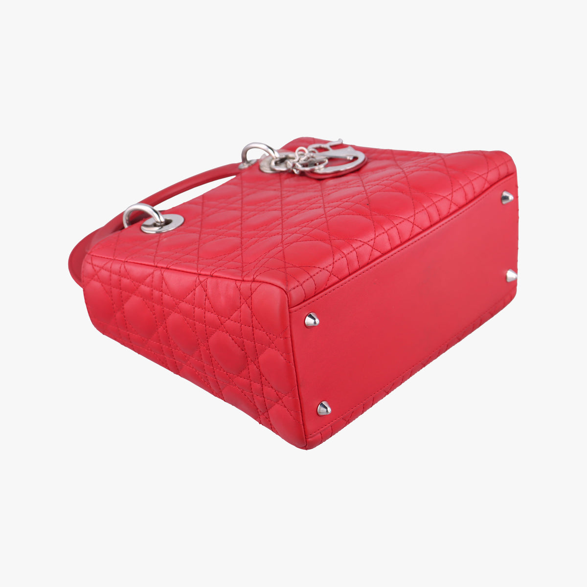 Lady Dior Red lambskin 17-BO-1101レディディオール レッド ラムスキン 17-BO-1101