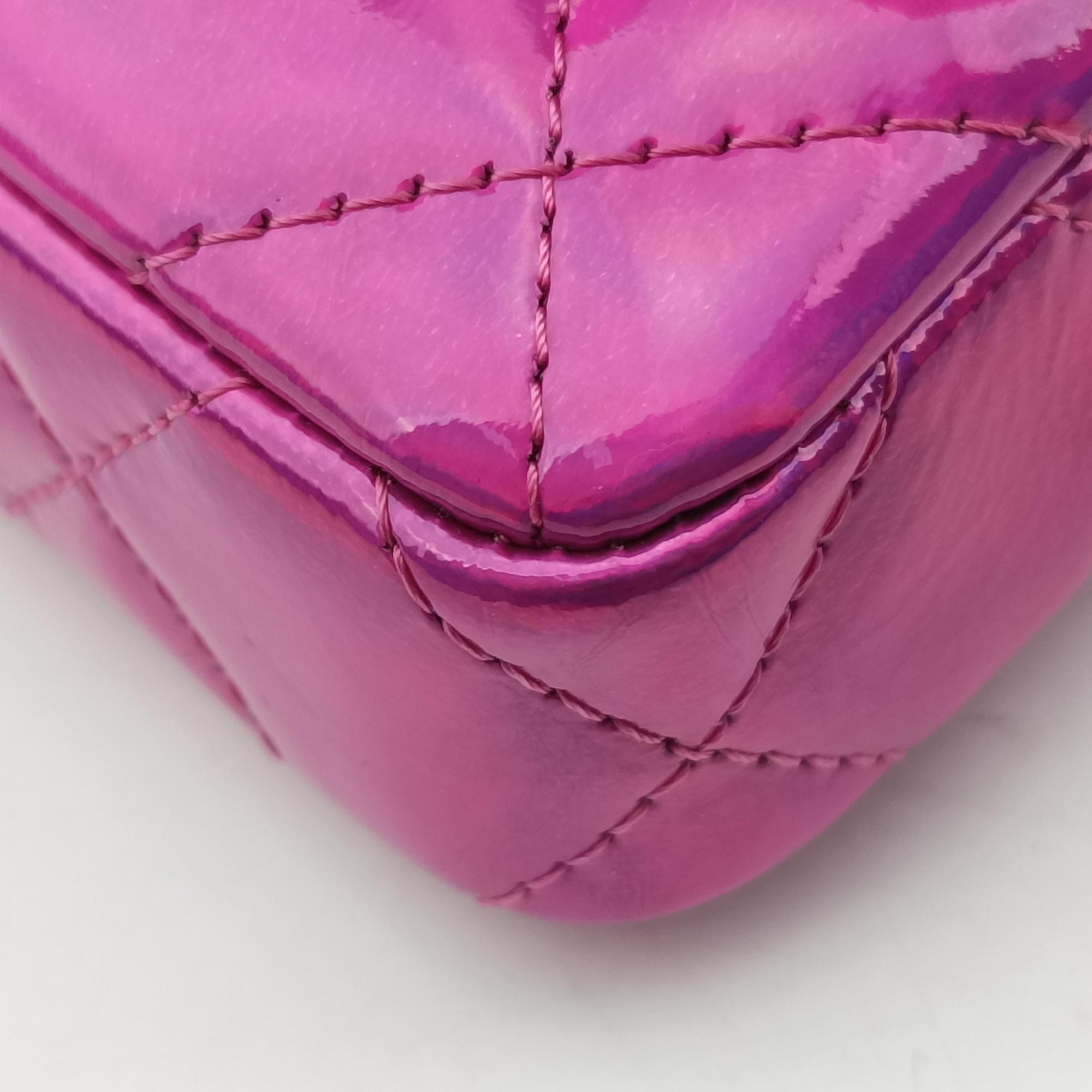 Matelasse CC Years Gift Rose Patent Leather CD0154 XKACTX0Gマトラッセ ココマーク イヤーズギフト ローズ レッド パテント CD0154 XKACTX0G