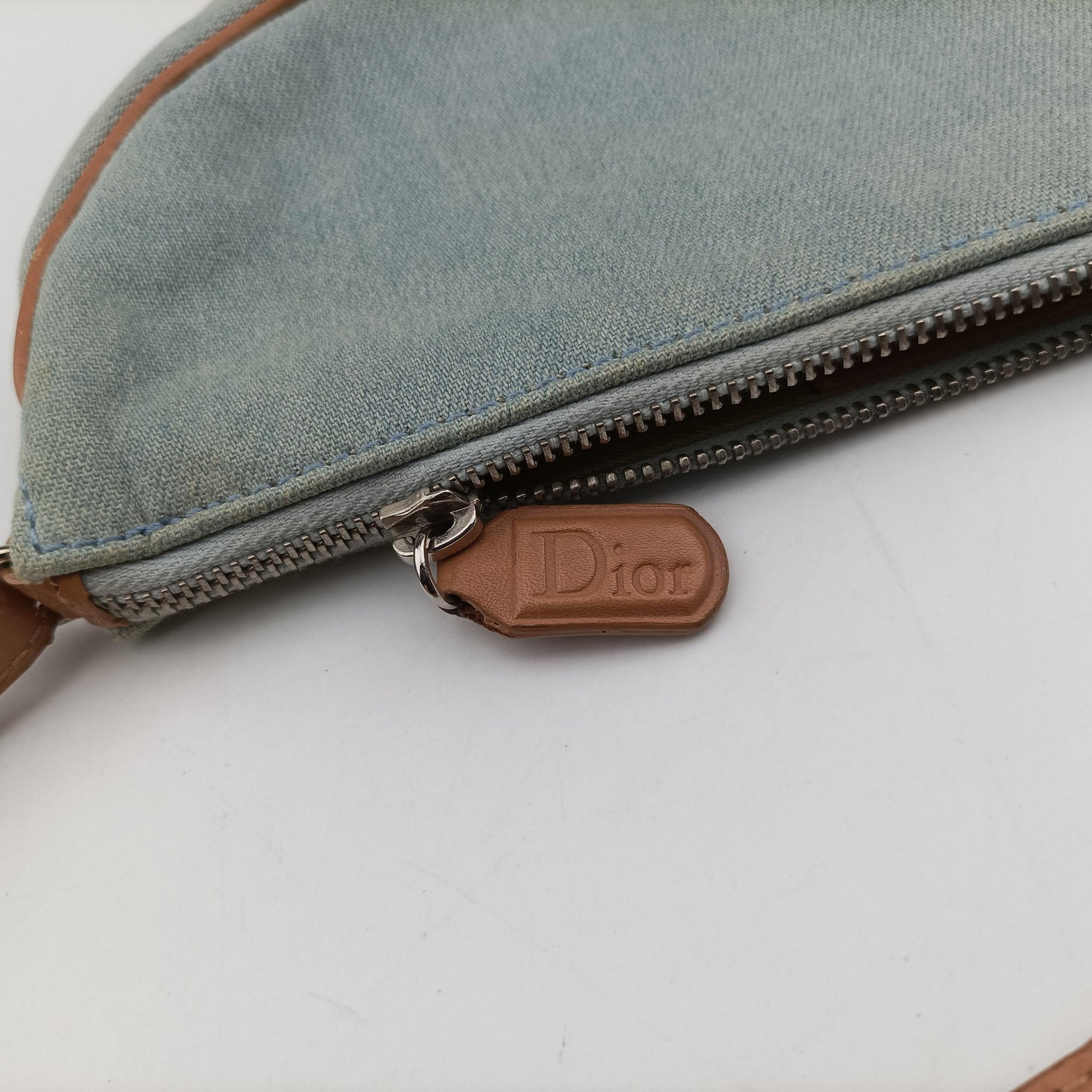 Saddle pouch Blue Denim x Leather MC 0031サドルポーチ ブルー デニム×レザー MC 0031