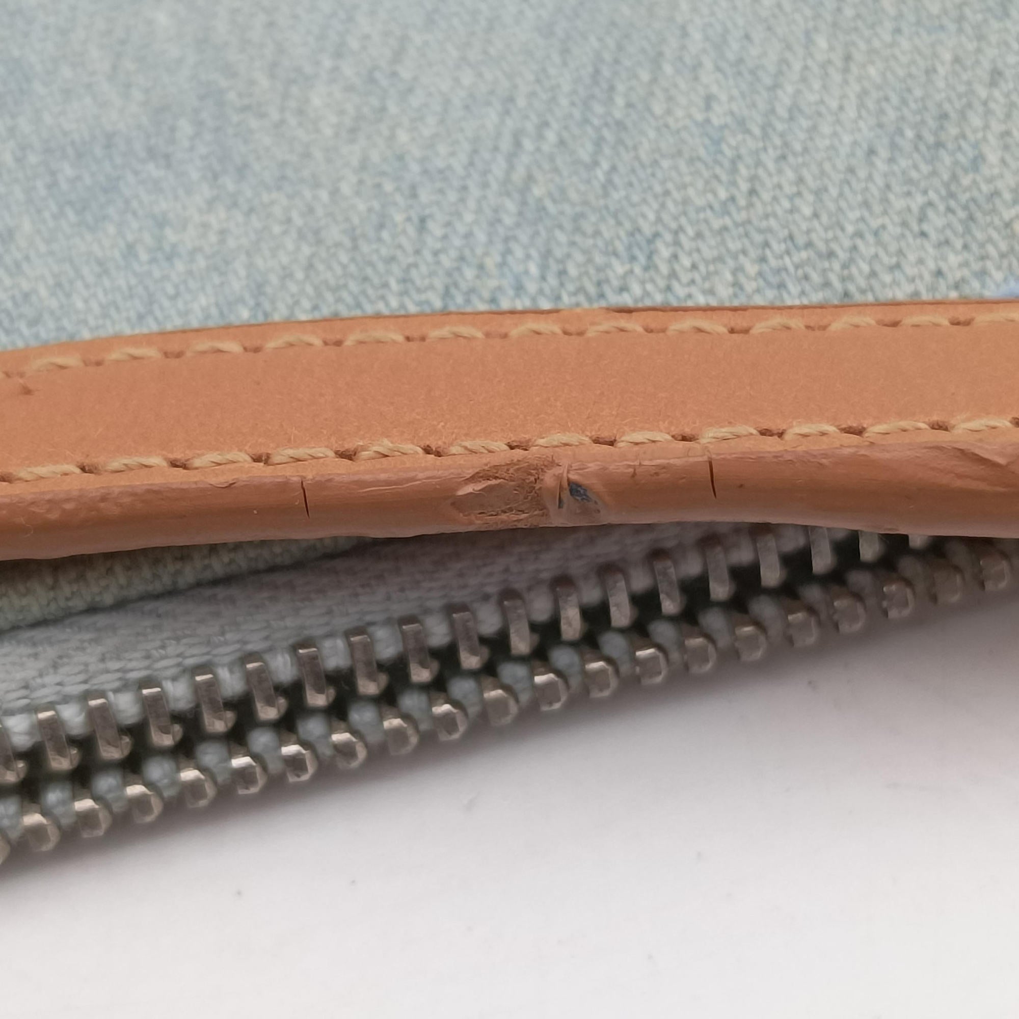 Saddle pouch Blue Denim x Leather MC 0031サドルポーチ ブルー デニム×レザー MC 0031