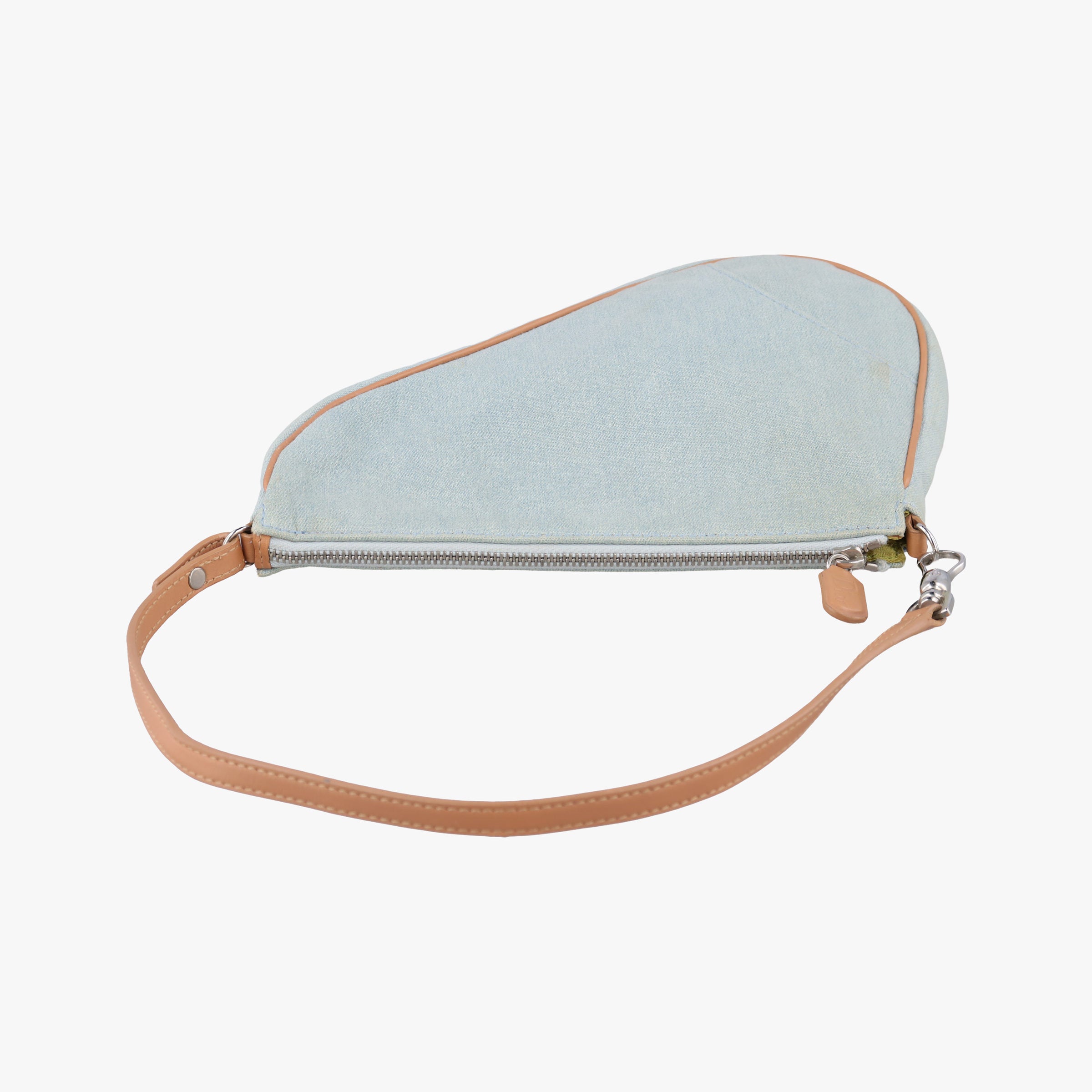 Saddle pouch Blue Denim x Leather MC 0031サドルポーチ ブルー デニム×レザー MC 0031