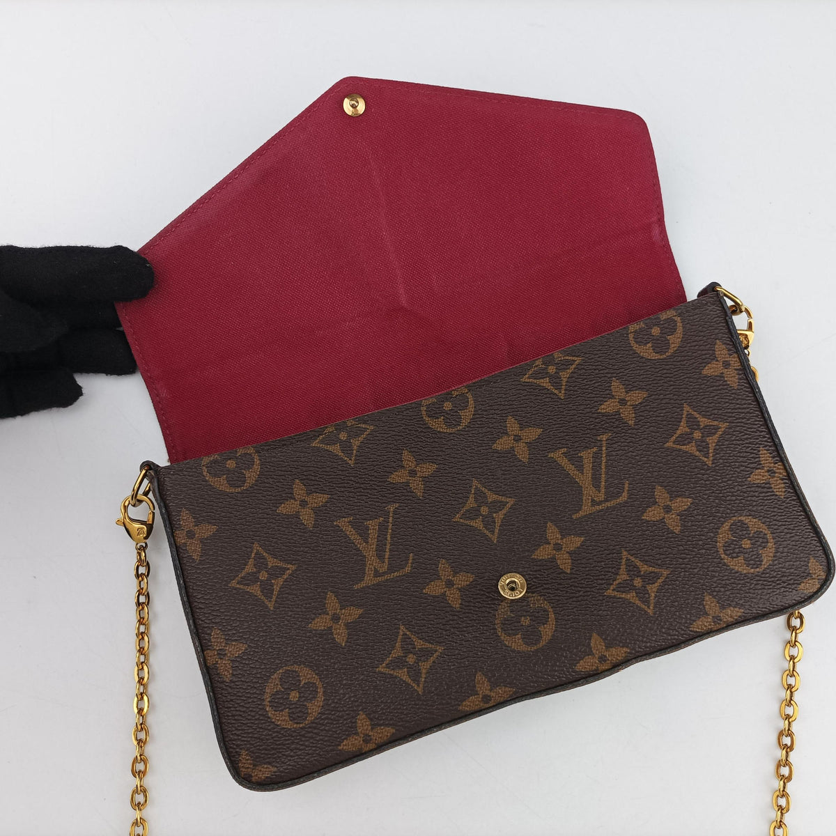 Pochette Felicie Brown Monogram Canvas M61276 CA4156ポシェット フェリシー モノグラム/ブラウン モノグラムキャンバス M61276 CA4156