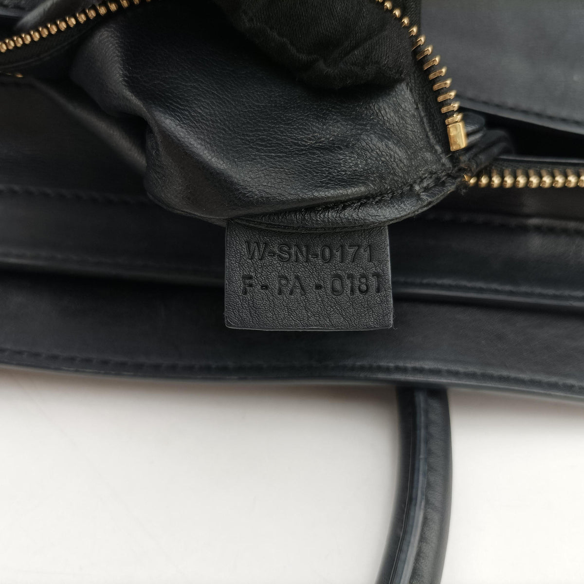Luggage Mini Shopper Black Leather W-SN-0171 F-PA-0181ラゲージミニショッパー ブラック レザー W-SN-0171 F-PA-0181