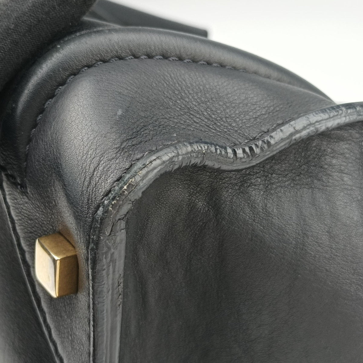Luggage Mini Shopper Black Leather W-SN-0171 F-PA-0181ラゲージミニショッパー ブラック レザー W-SN-0171 F-PA-0181