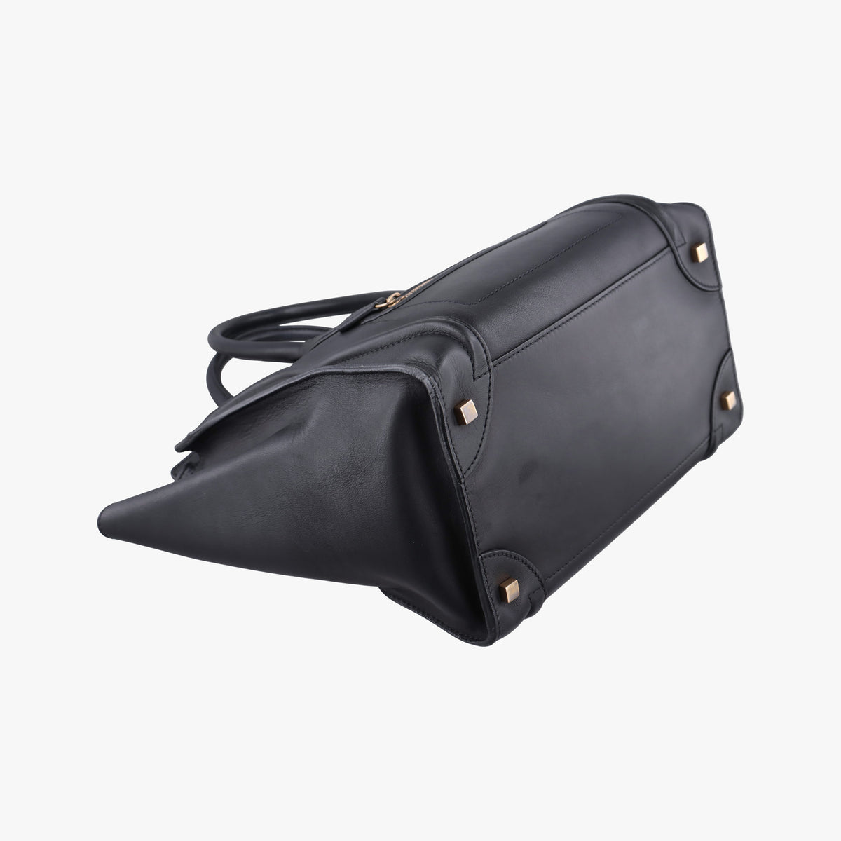 Luggage Mini Shopper Black Leather W-SN-0171 F-PA-0181ラゲージミニショッパー ブラック レザー W-SN-0171 F-PA-0181