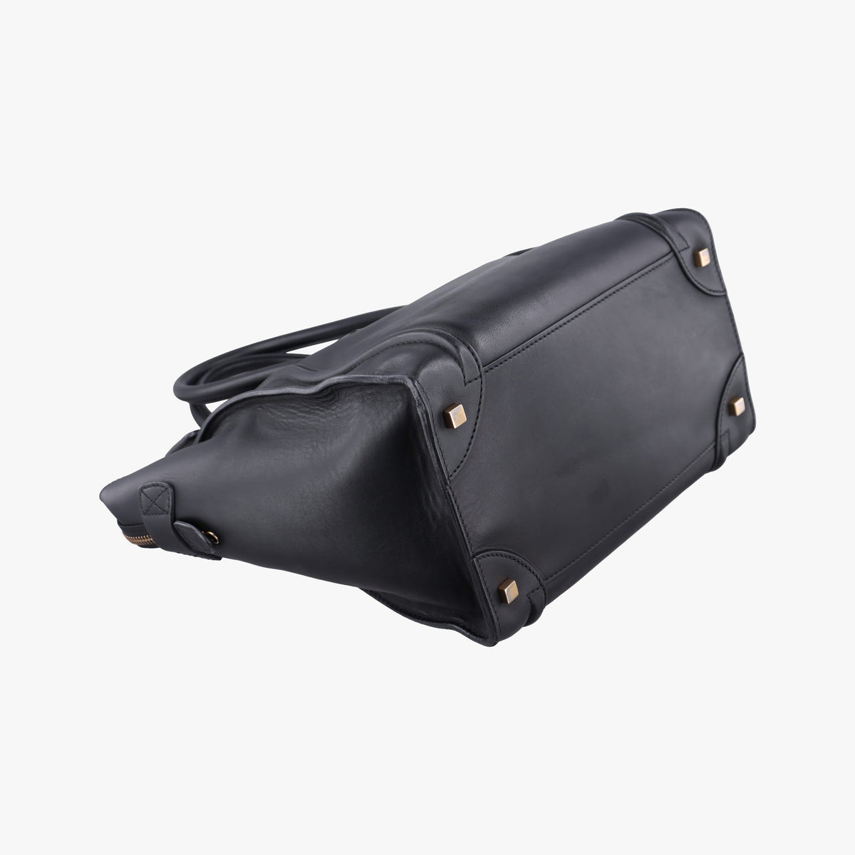 Luggage Mini Shopper Black Leather W-SN-0171 F-PA-0181ラゲージミニショッパー ブラック レザー W-SN-0171 F-PA-0181