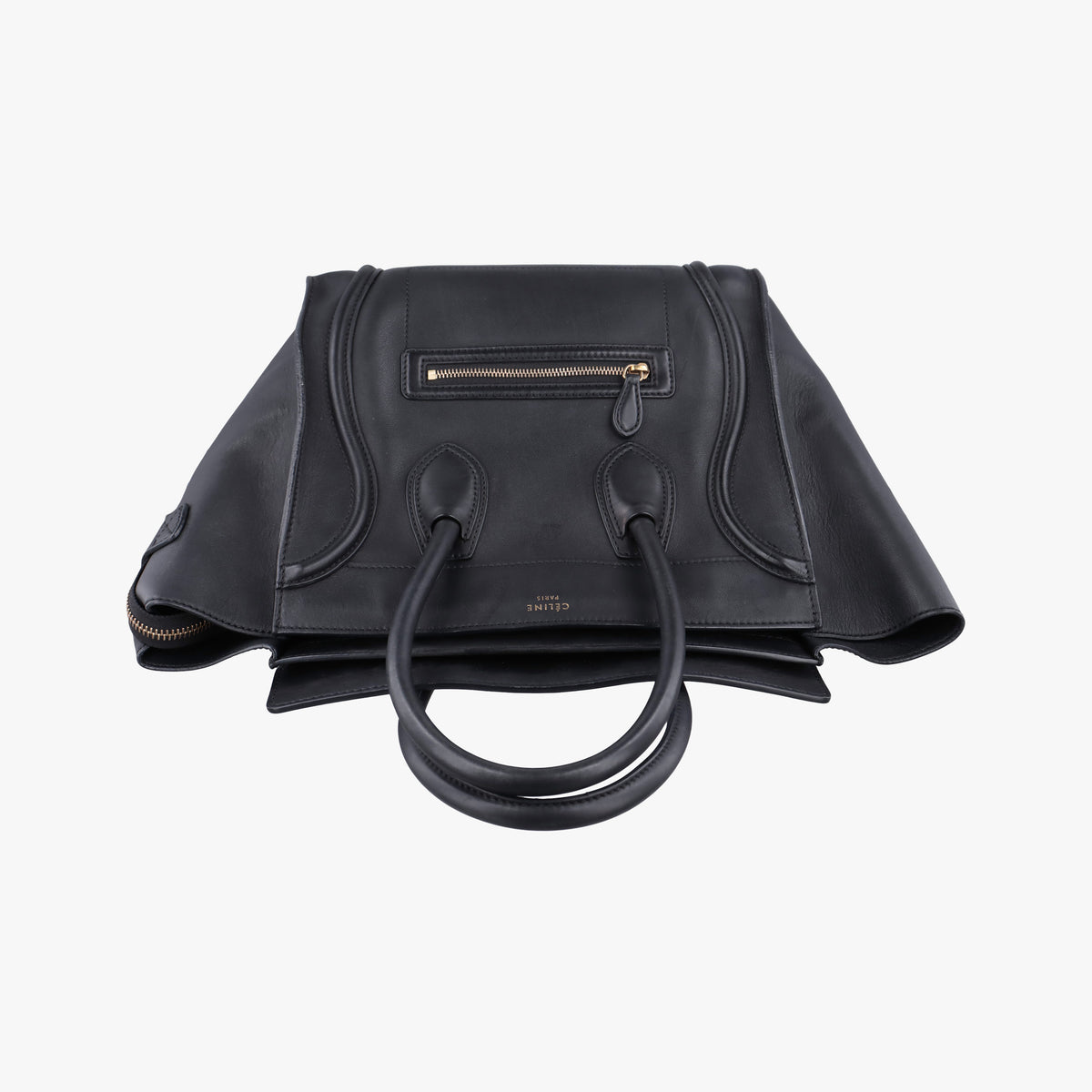 Luggage Mini Shopper Black Leather W-SN-0171 F-PA-0181ラゲージミニショッパー ブラック レザー W-SN-0171 F-PA-0181