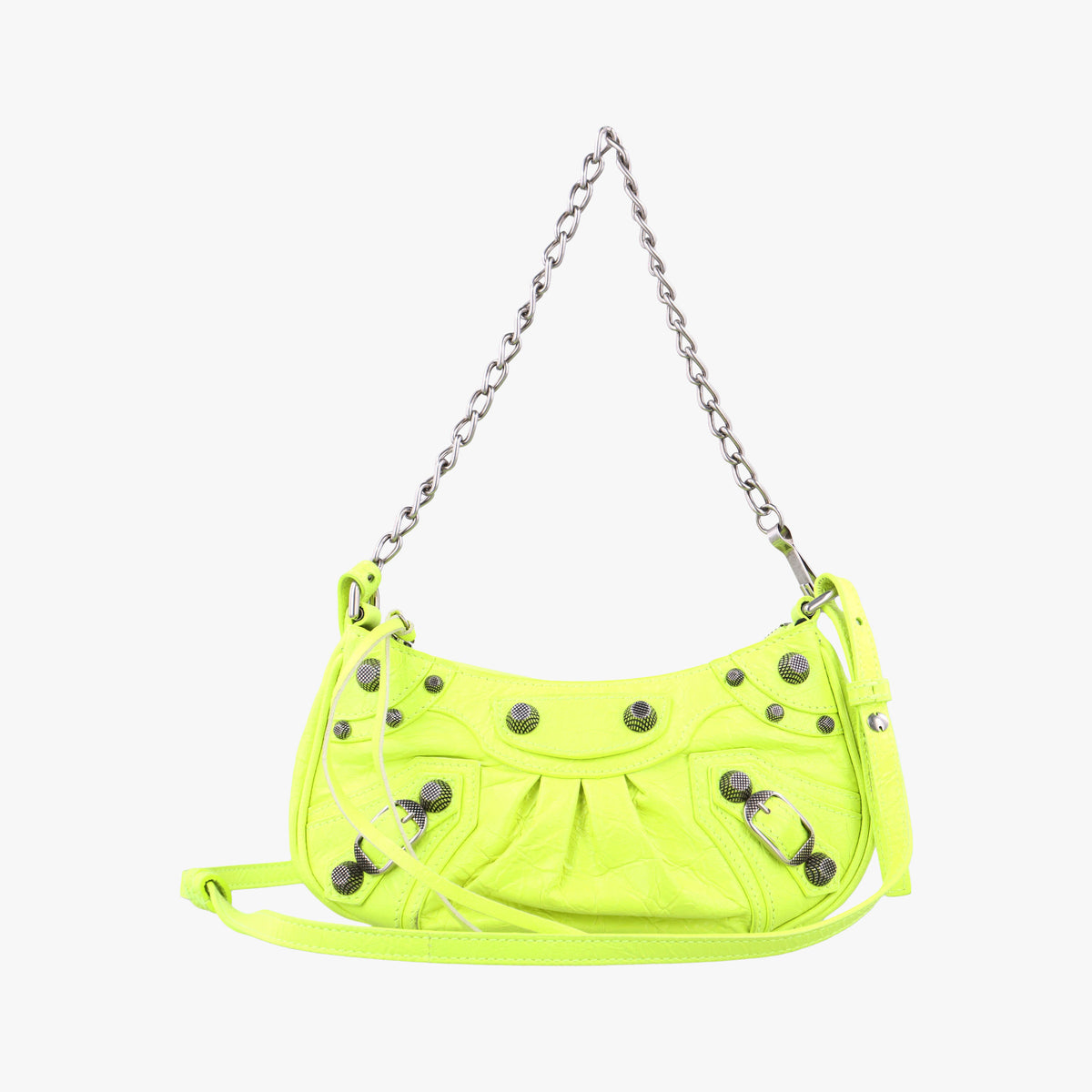 Le Cagole YellowGreen lambskin 695814.7206.R.493075ルカゴール イエローグリーン ラムスキン 695814.7206.R.493075