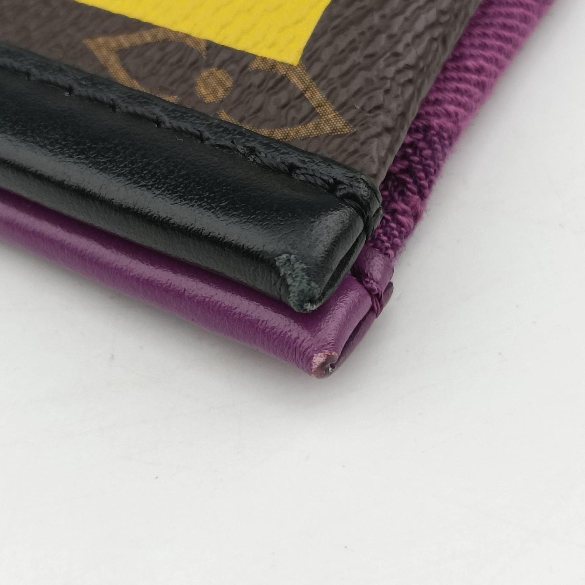 Flat Messenger purple x Brown Monogram Canvas x Denim M44641 CA1159フラットメッセンジャー パープル x ブラウン モノグラム キャンバス x デニム M44641 CA1159