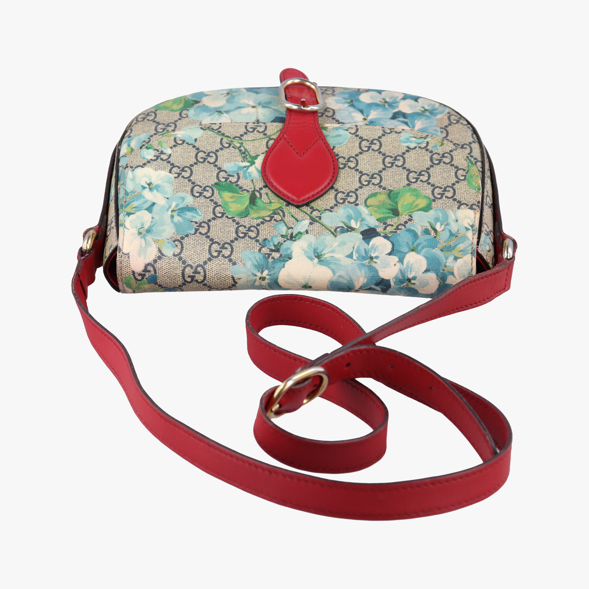 GG Blooms beige×Multicolour PVC coated canvas×Leather 432150 E020357095GGブルームス ベージュ×マルチ PVCコーティングキャンバス×レザー 432150 E020357095