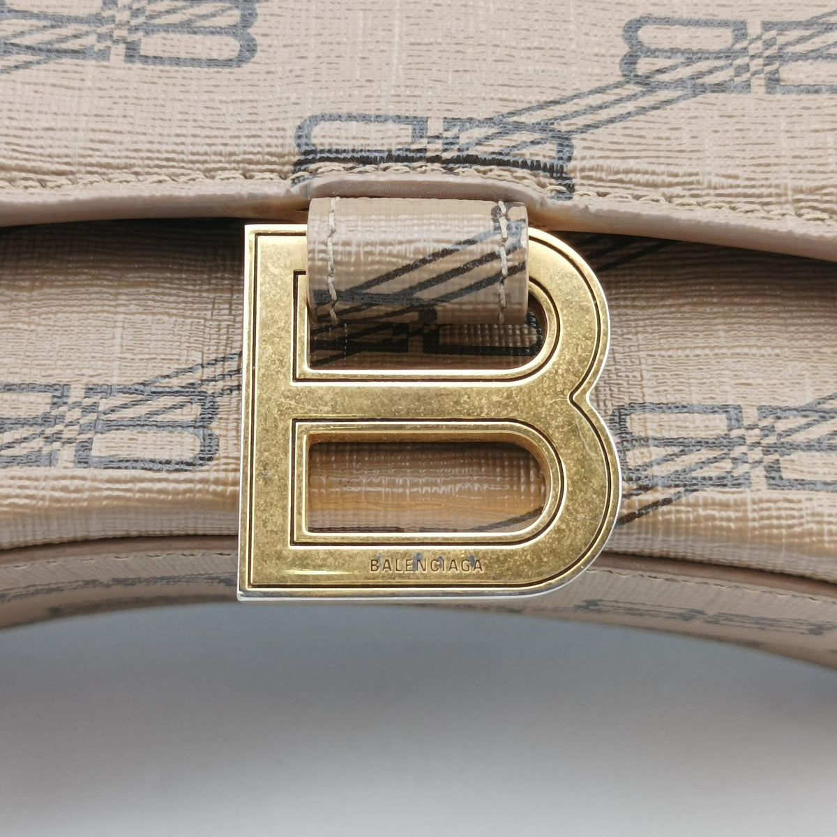 Hourglass XS BB monogram Brown PVCcoated canvas 592833.2762.0.620318アワーグラス XS BBモノグラム ブラウン PVCコーティングキャンバス 592833.2762.0.620318