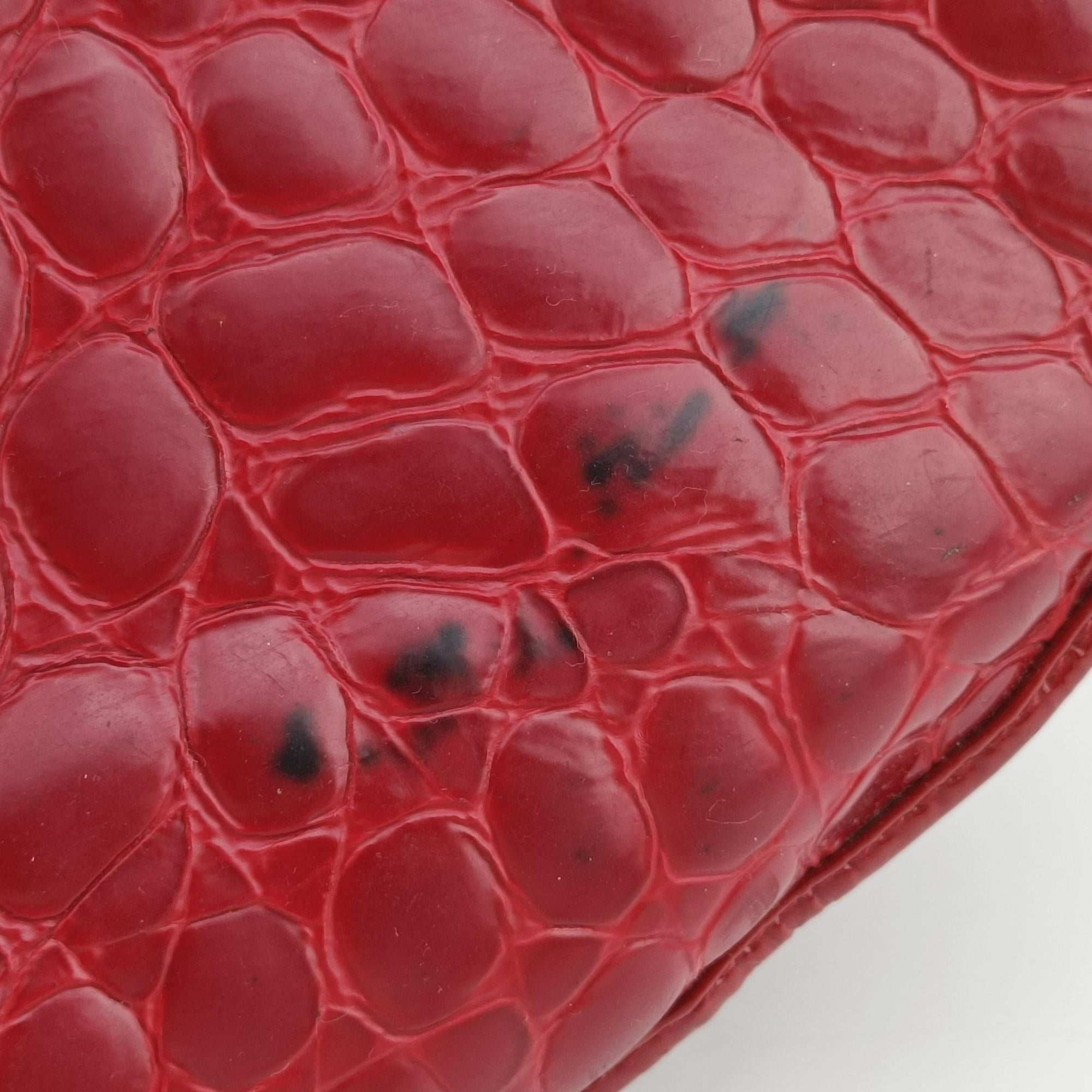 Croc Red Leather 01-RU-0019クロック レッド レザー 01-RU-0019