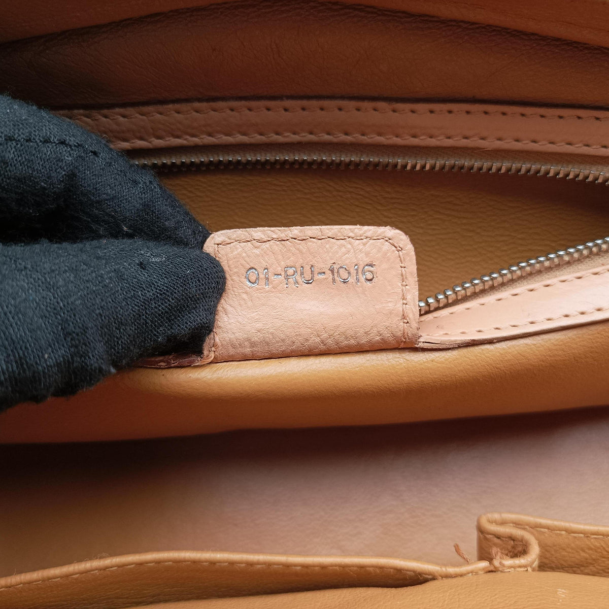 My Dior satchel beige Leather 01-RU-1016マイ ディオール サッチェル ベージュ レザー 01-RU-1016