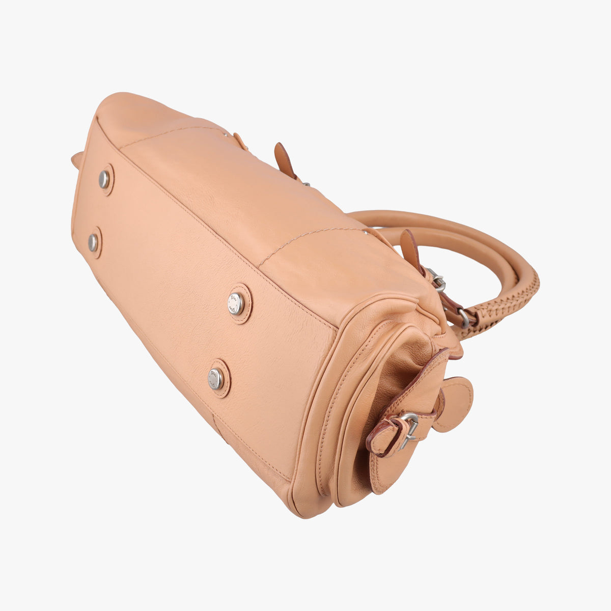 My Dior satchel beige Leather 01-RU-1016マイ ディオール サッチェル ベージュ レザー 01-RU-1016