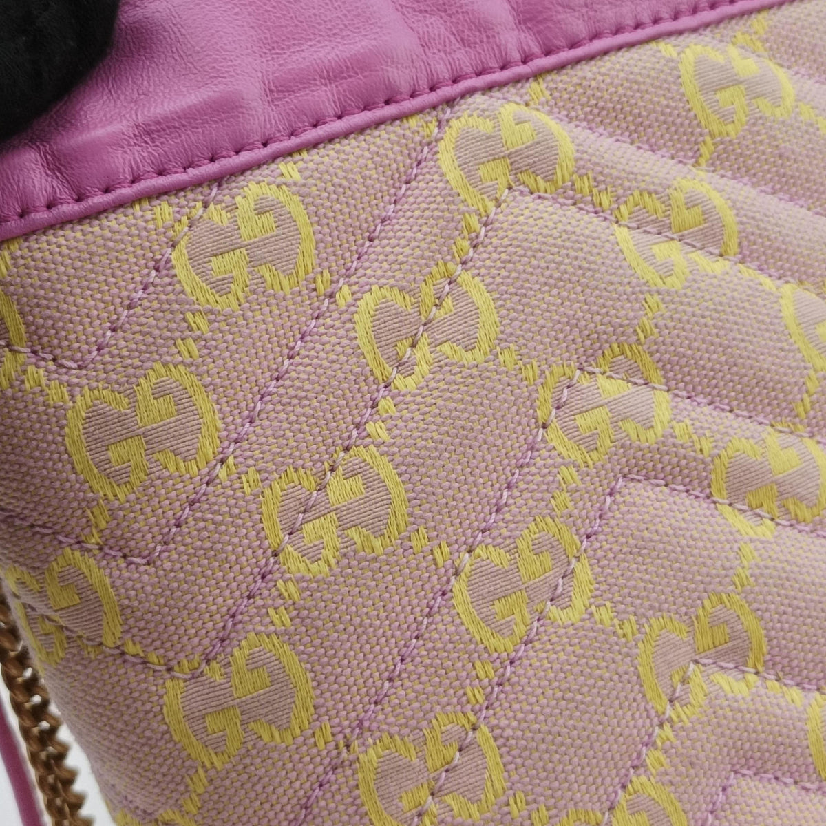 GG Marmont Purple x Beige canvas 783175 GGマーモント パープル x ベージュ キャンバス 783175