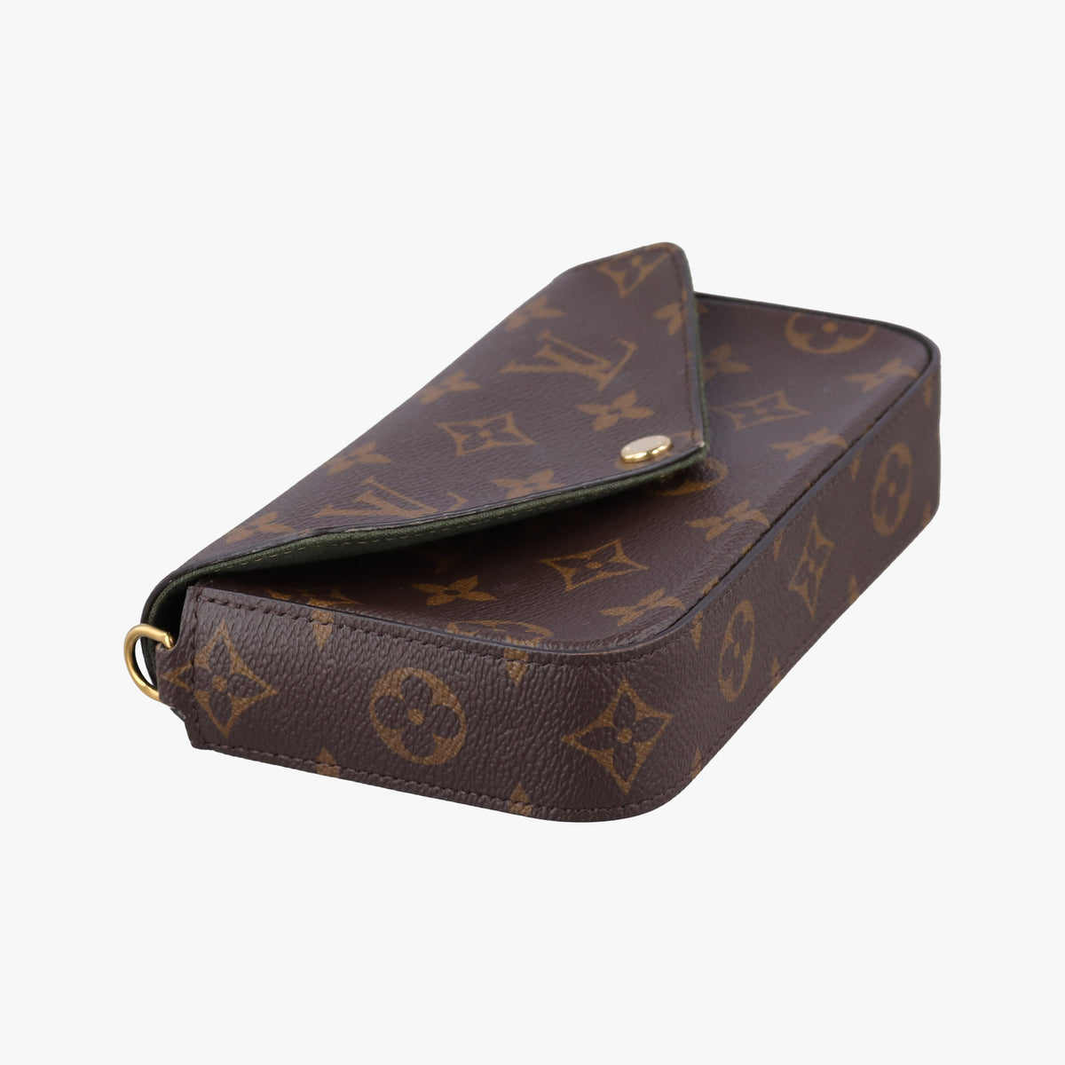 Multi Pochette FeLICIE Brown×KHAKI Monogram Canvas M80091 FH0211ミュルティ ポシェット フェリシー モノグラム/ブラウン×カーキ モノグラムキャンバス M80091 FH0211