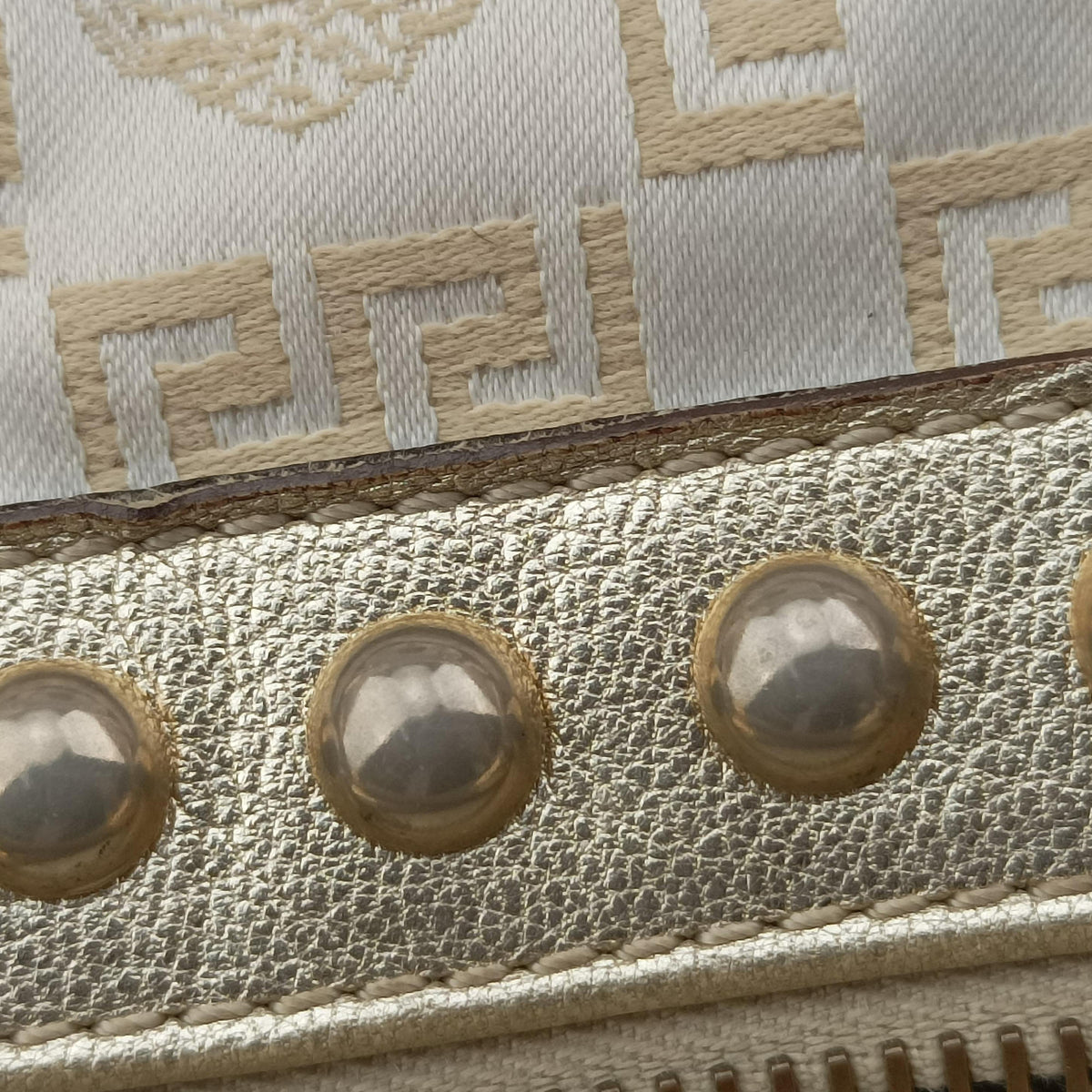La Medusa Golden Canvas × Leather ラ メデューサ ゴールド キャンバス × レザー