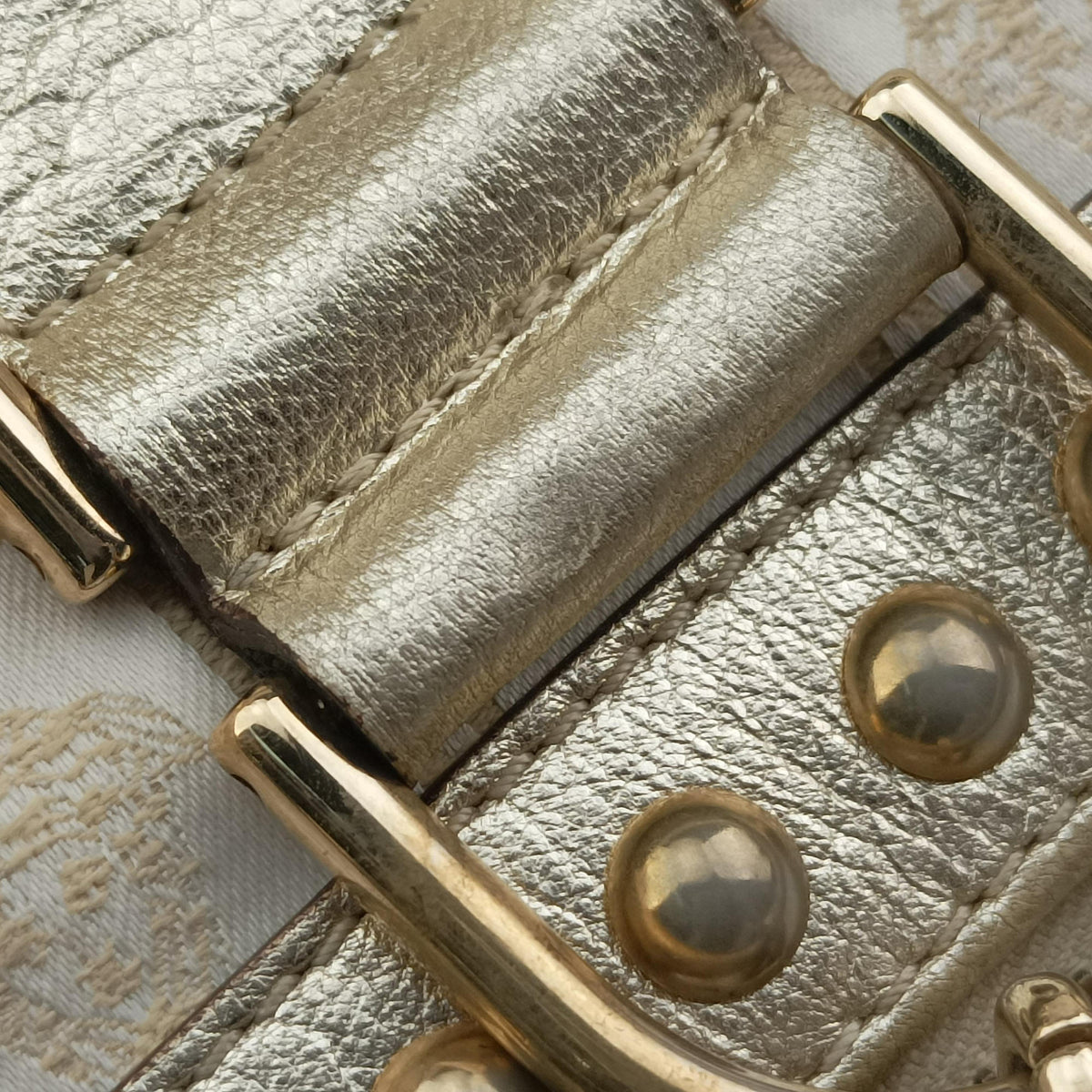 La Medusa Golden Canvas × Leather ラ メデューサ ゴールド キャンバス × レザー