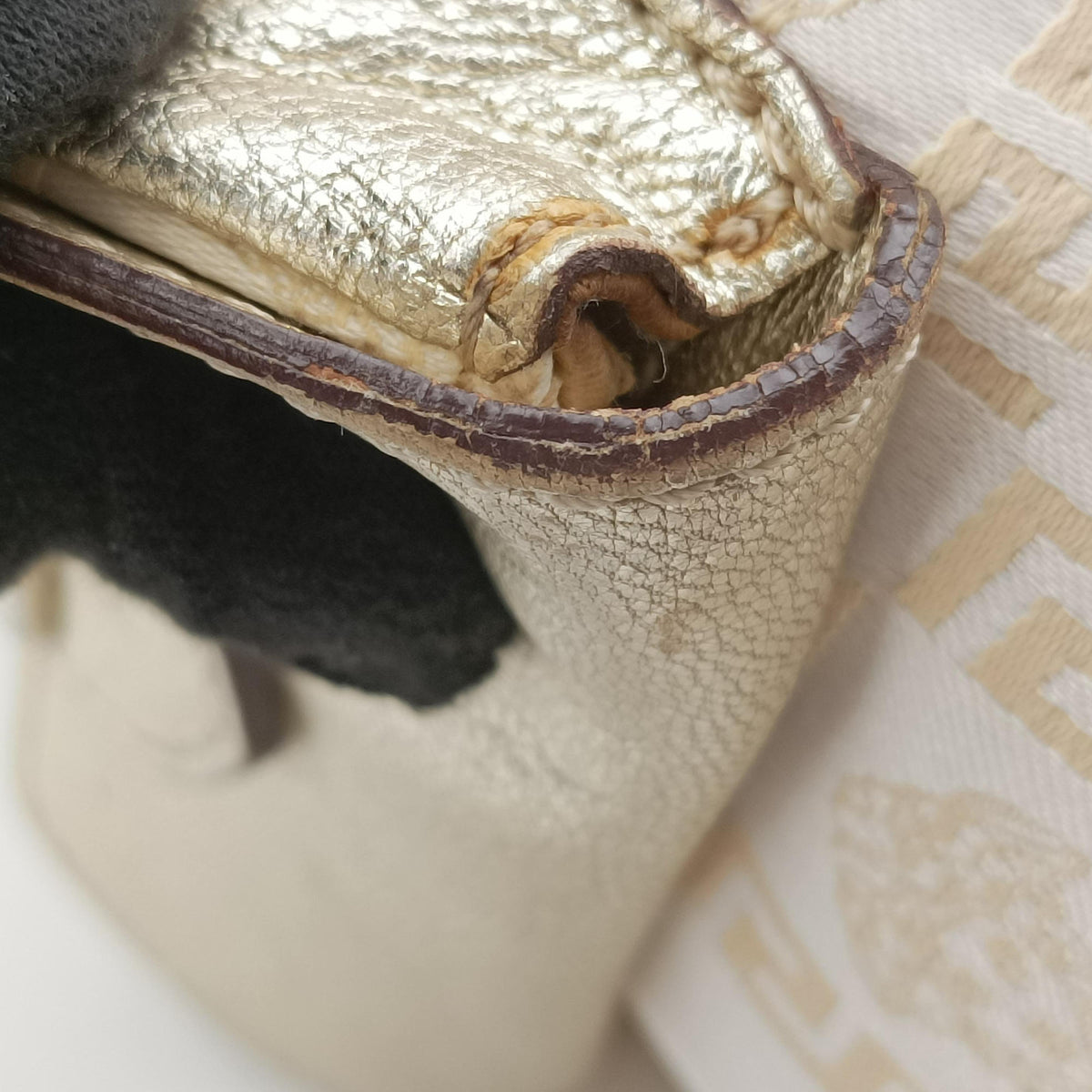 La Medusa Golden Canvas × Leather ラ メデューサ ゴールド キャンバス × レザー