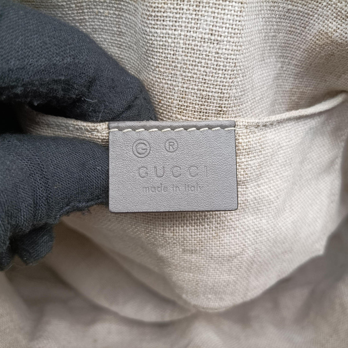 Microguccissima Grey Leather 449654 C026722077マイクログッチシマ グレー レザー 449654 C026722077
