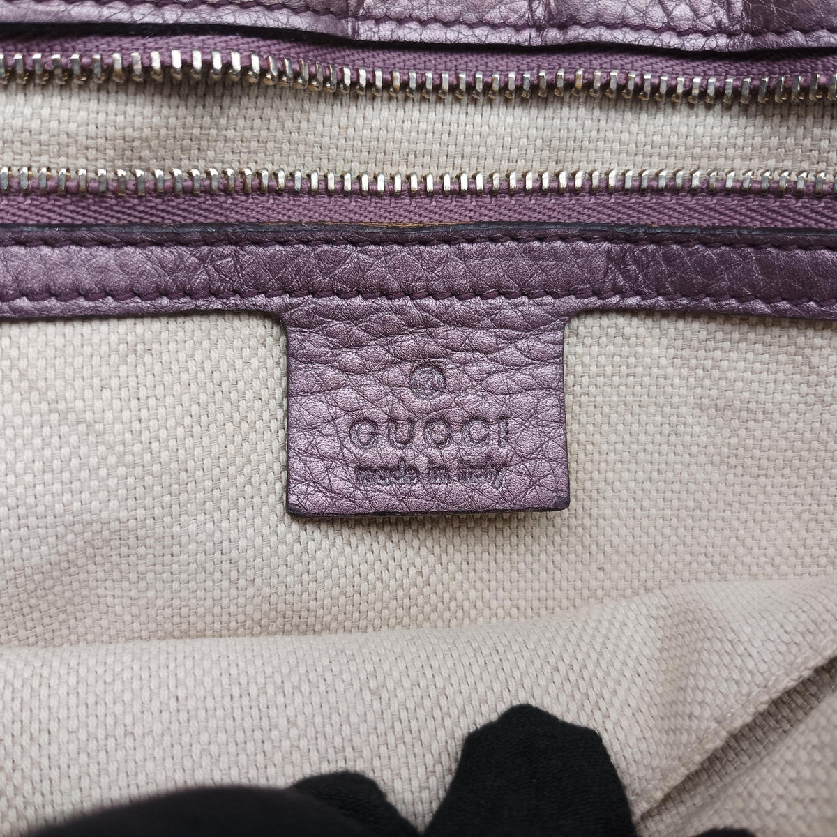 SOHO Purple Leather 336752 Lot number unknownソーホー パープル レザー 336752 製番不明