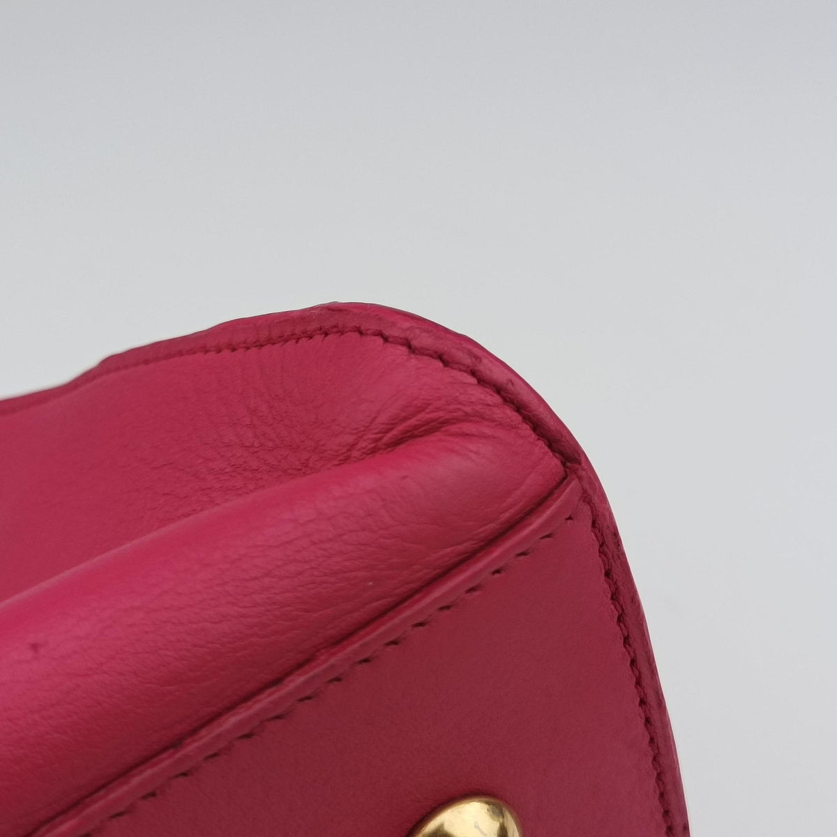 Y Ligne Petit Cabas Rose Leather 311210 311210.467891Yライン プチカバス ローズ レッド レザー 311210 311210.467891