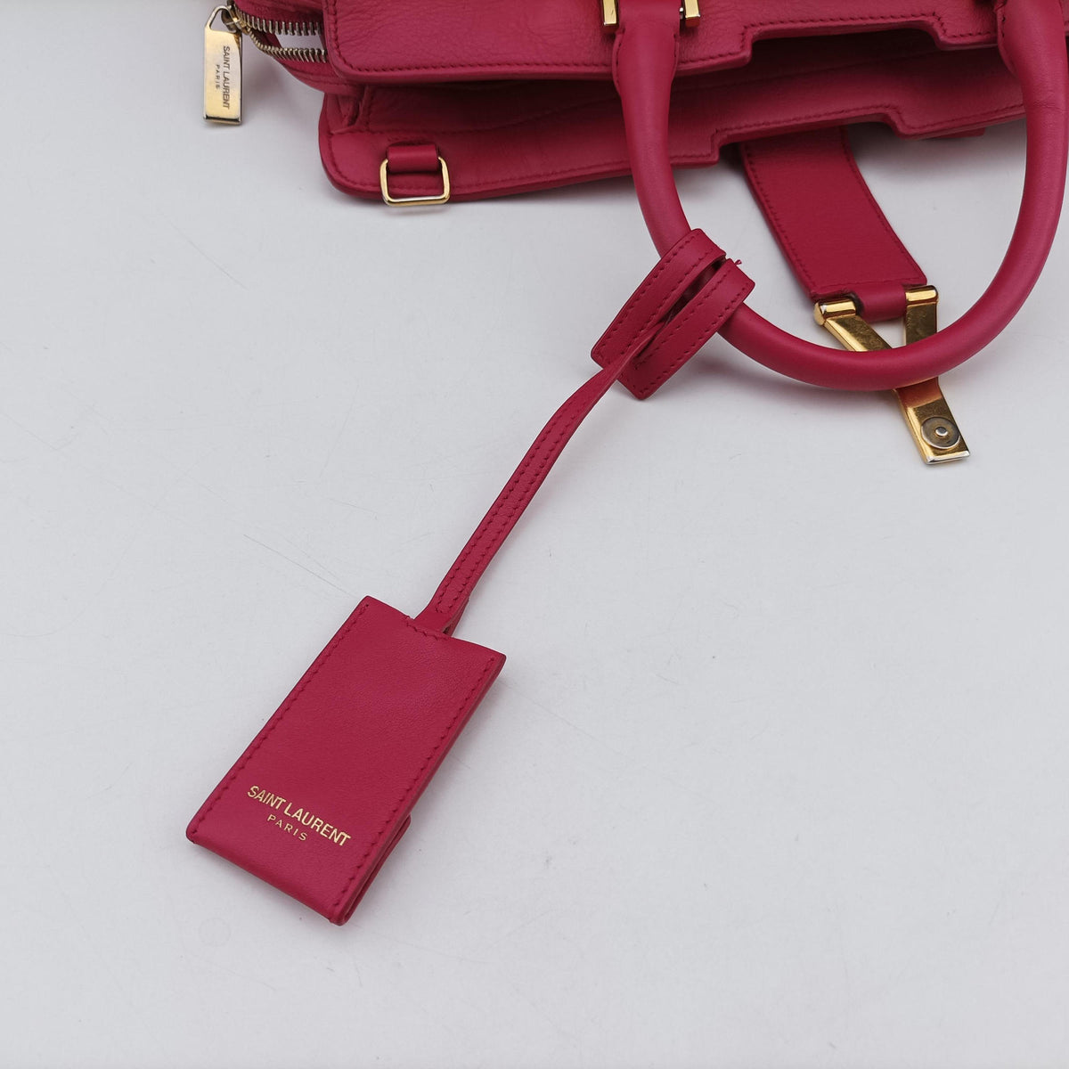 Y Ligne Petit Cabas Rose Leather 311210 311210.467891Yライン プチカバス ローズ レッド レザー 311210 311210.467891