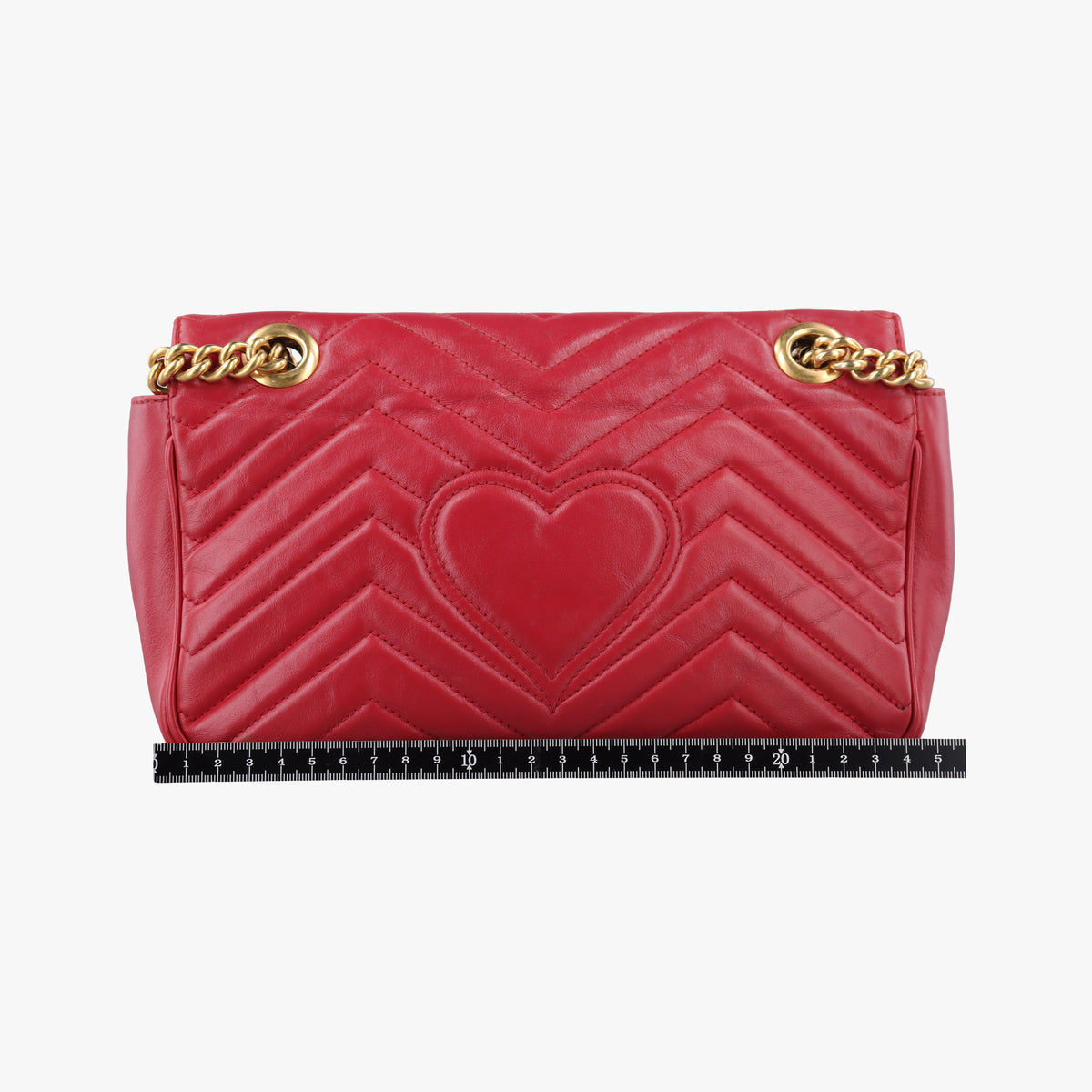 GG Marmont Red Leather 443497 H024674783GGマーモント レッド レザー 443497 H024674783