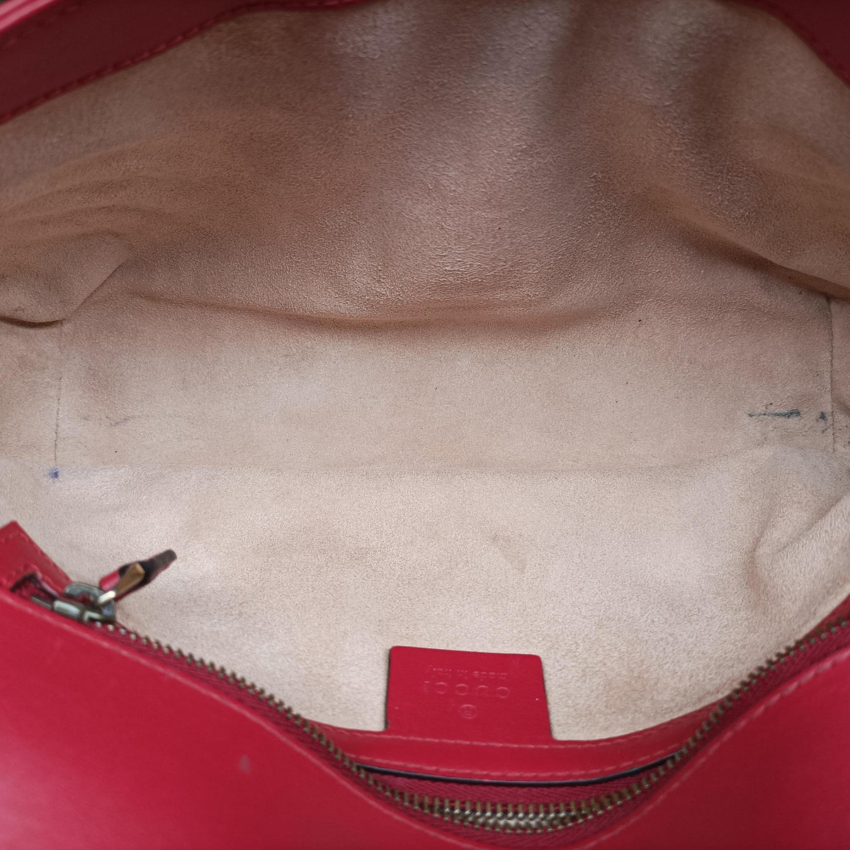 GG Marmont Red Leather 443497 H024674783GGマーモント レッド レザー 443497 H024674783