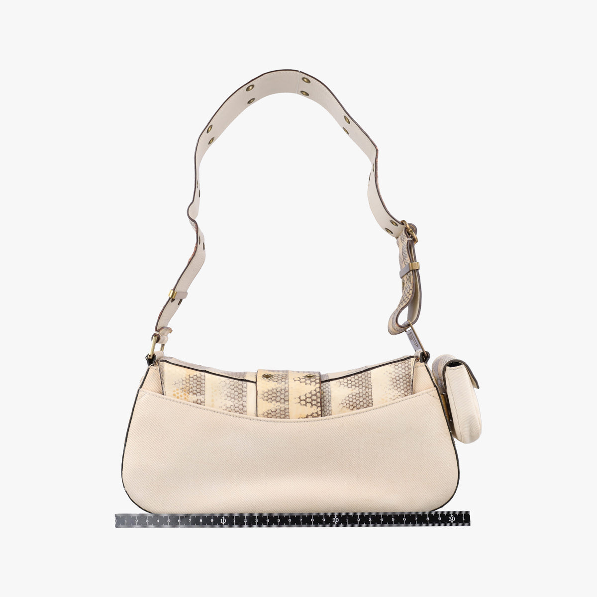 Street Chic Columbus Beige Python×canvas 00-MA-1022ストリートシック コロンバス ベージュ パイソン×キャンバス 00-MA-1022