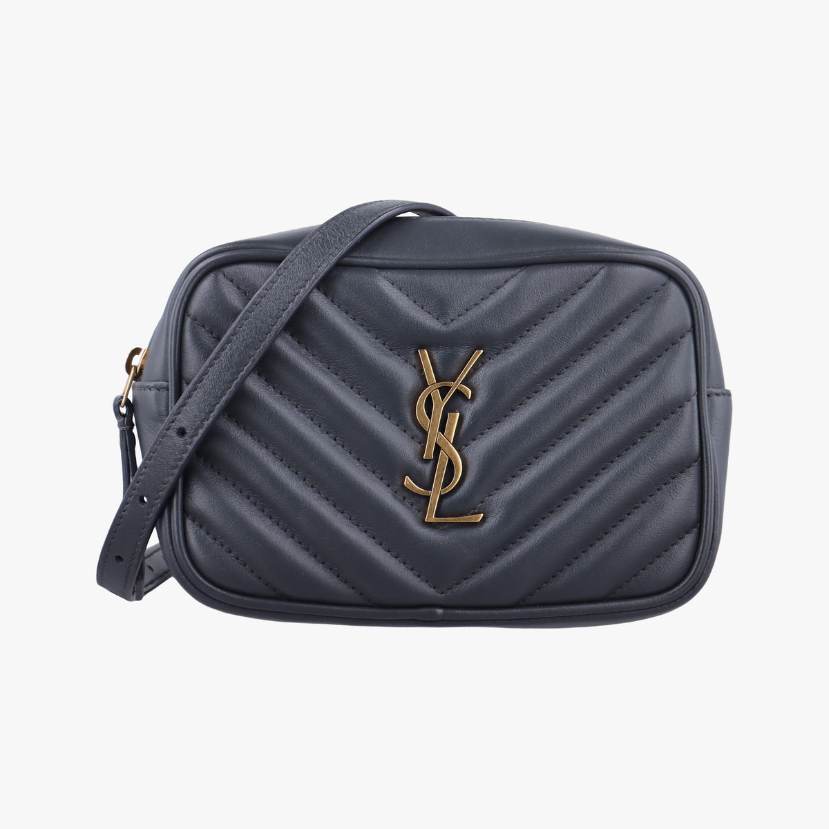 Lou chevron tassel charm camera Black Leather 534817 GLT534817.0319ルー シェブロン タッセル チャーム カメラ ブラック レザー 534817 GLT534817.0319