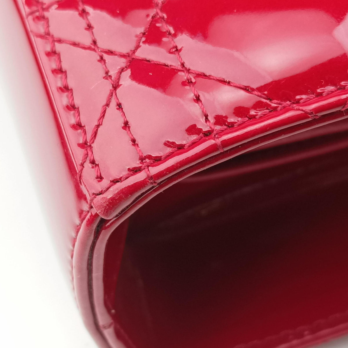 Lady Dior Red patent 09-BO-0174レディディオール レッド パテント 09-BO-0174